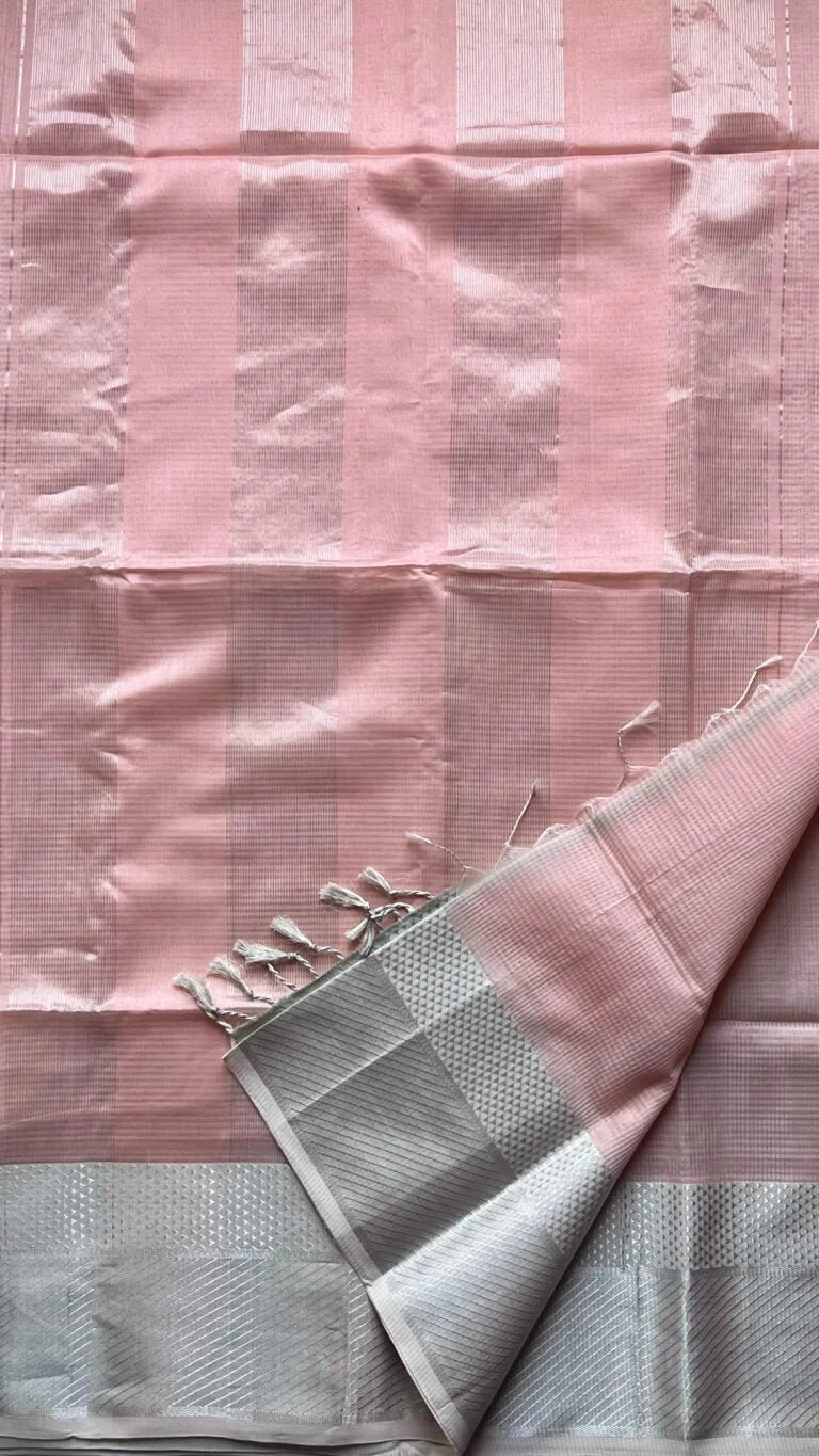 Kota Maheshwari Silk Cotton 05-01-MSC-OS-03 Soft Pink