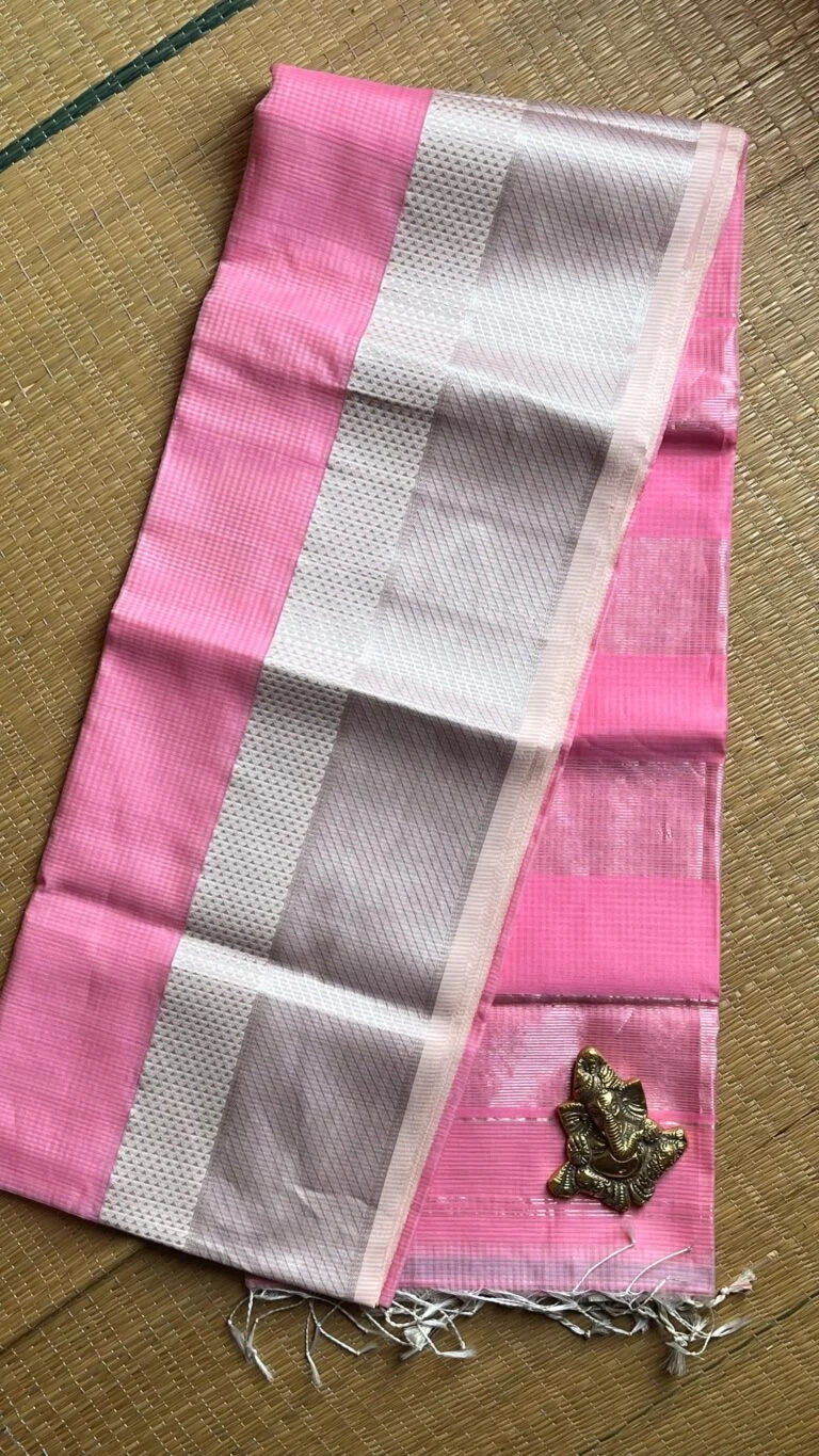 Kota Maheshwari Silk Cotton 05-01-MSC-OS-06 Mittai Pink