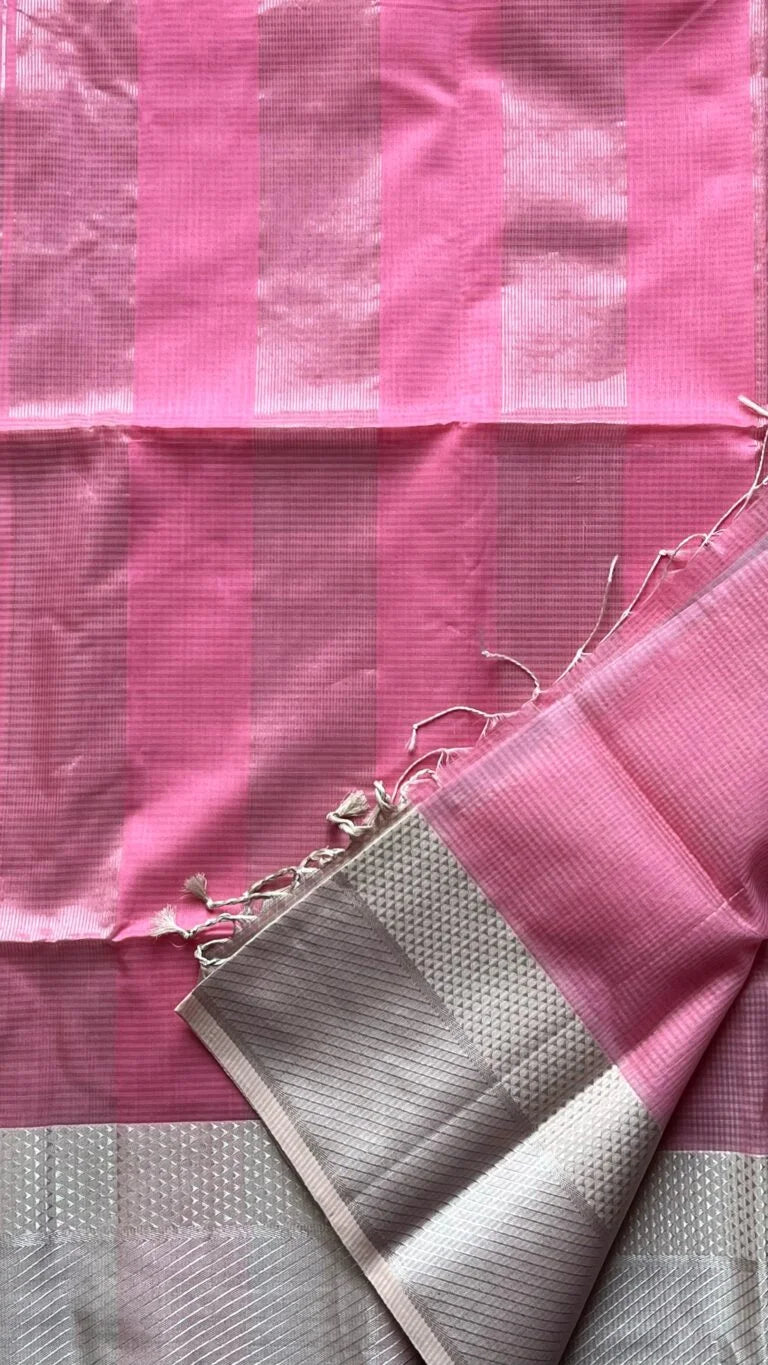 Kota Maheshwari Silk Cotton 05-01-MSC-OS-06 Mittai Pink
