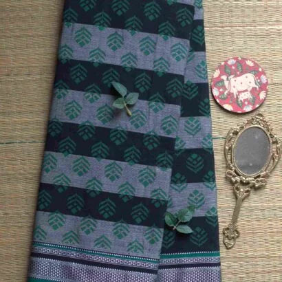 Ilkal Cotton Stripes Saree 44-05-PCSC-07