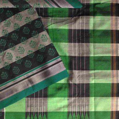 Ilkal Cotton Stripes Saree 44-05-PCSC-07