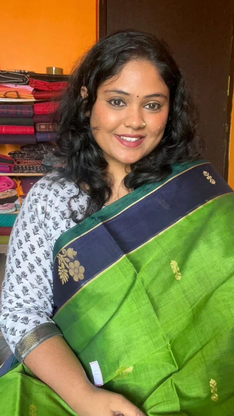 Devendra 11 Yards Saree-12-11-DEV-BB-11Y-02– Green