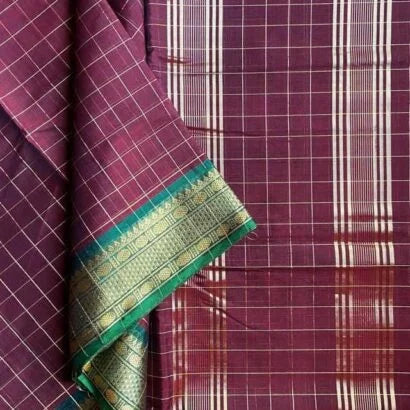Devendra 10 Yards Sarees 12-10-DEV-CD-10Y-02– Maroon