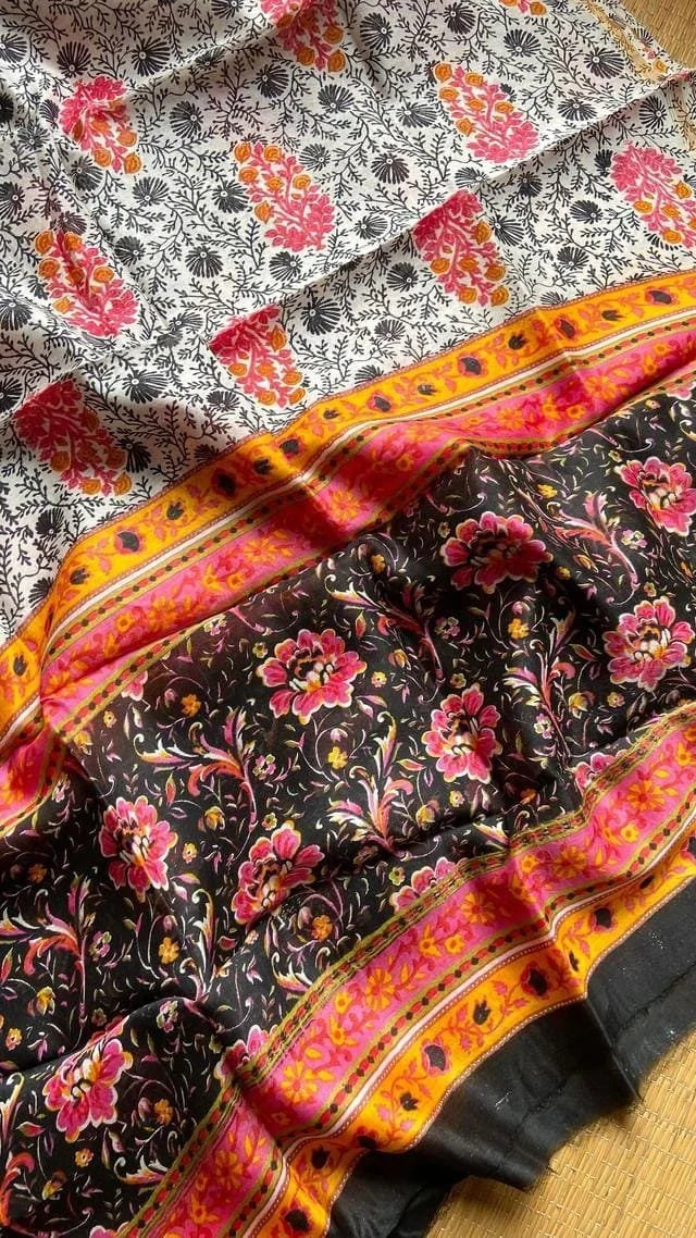 Chanderi Black Salwar Set 51-06-CSL-01