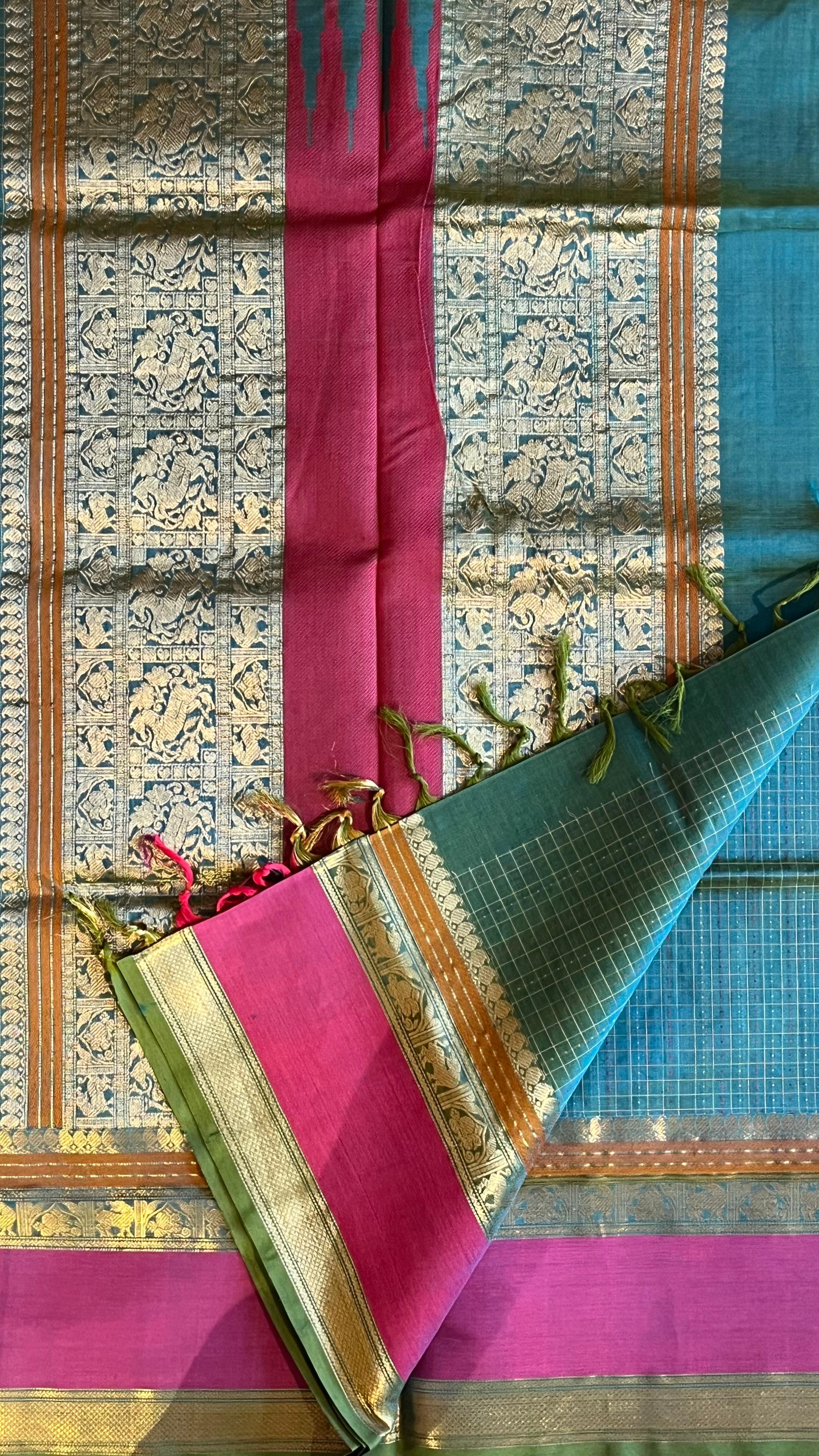 Kanchivaram Silk Cotton Saree - 01-12-13-PSC-04