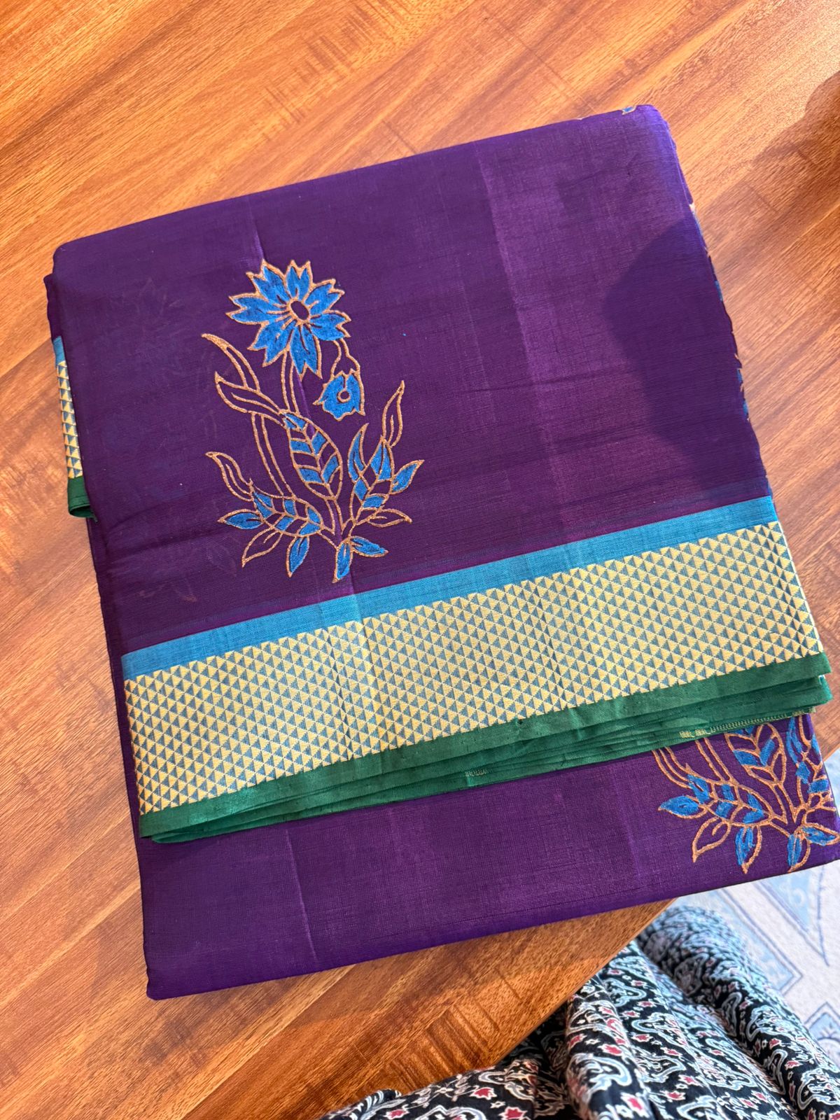 Devendra 11 Yards Madisar - 12-05B-14-11Y-03 Violet