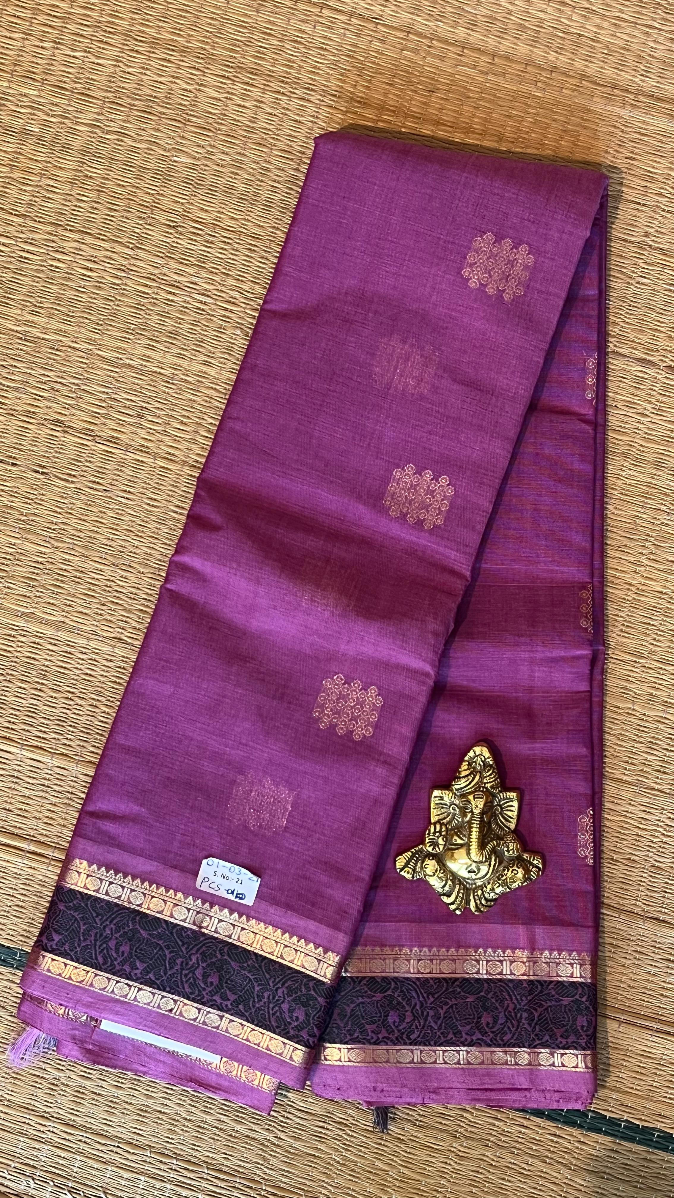 Pure Kanchi Cotton Sarees - 01-03-21-PCS-01