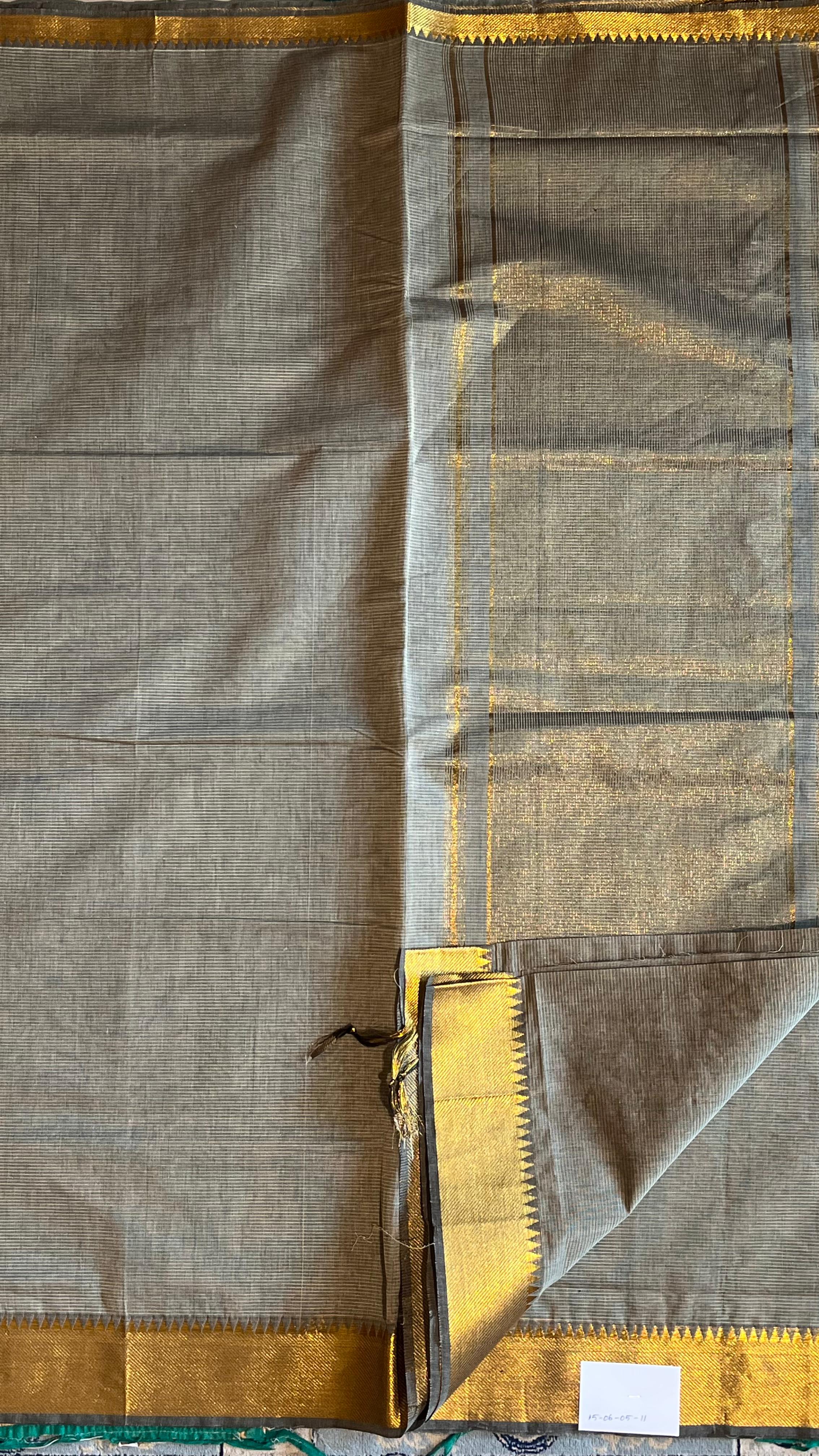 Mangalgiri Silk Cotton with kalamkari blouse - 15-06-05-11