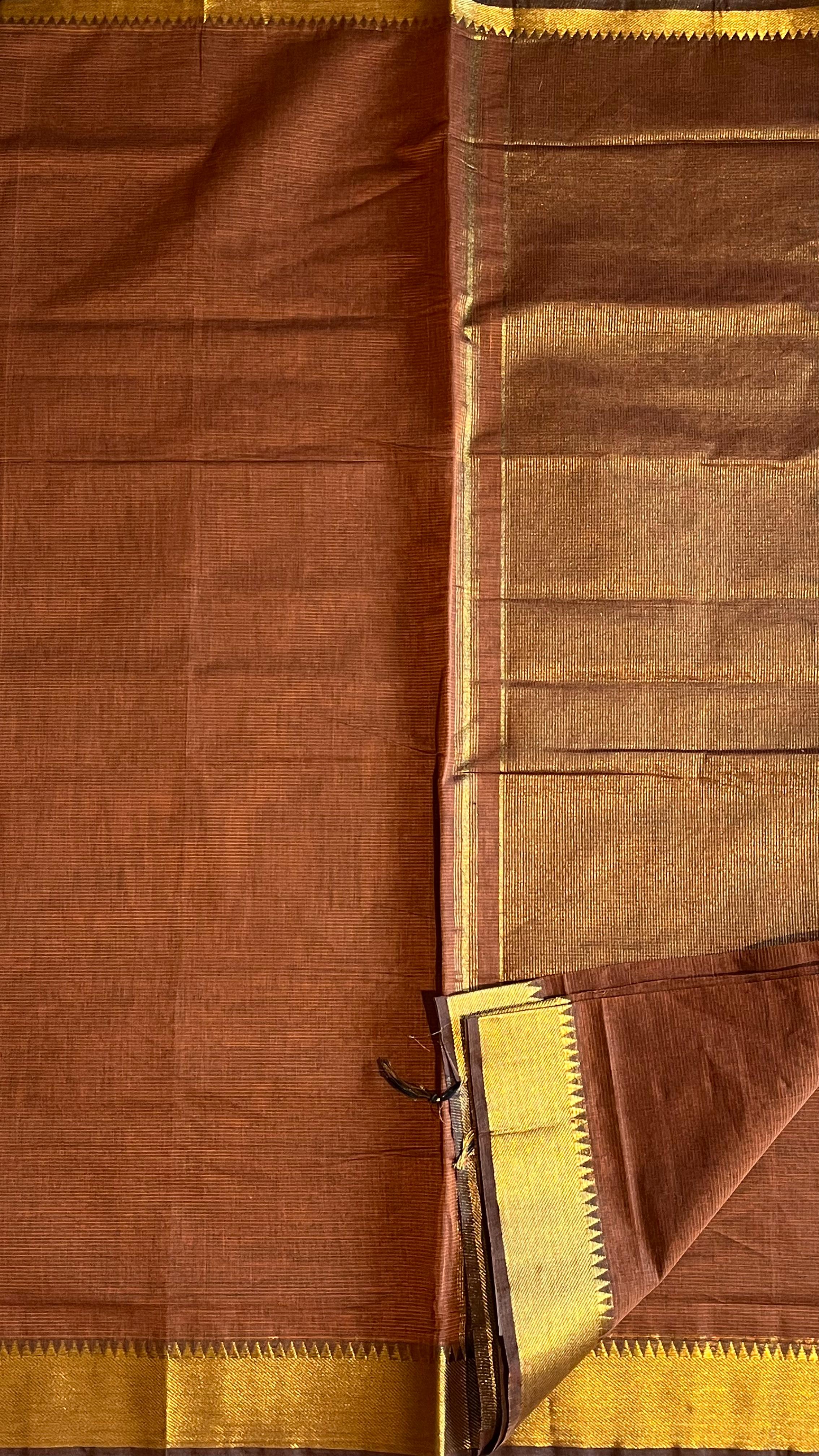 Mangalgiri Silk Cotton with kalamkari blouse - 15-06-05-06