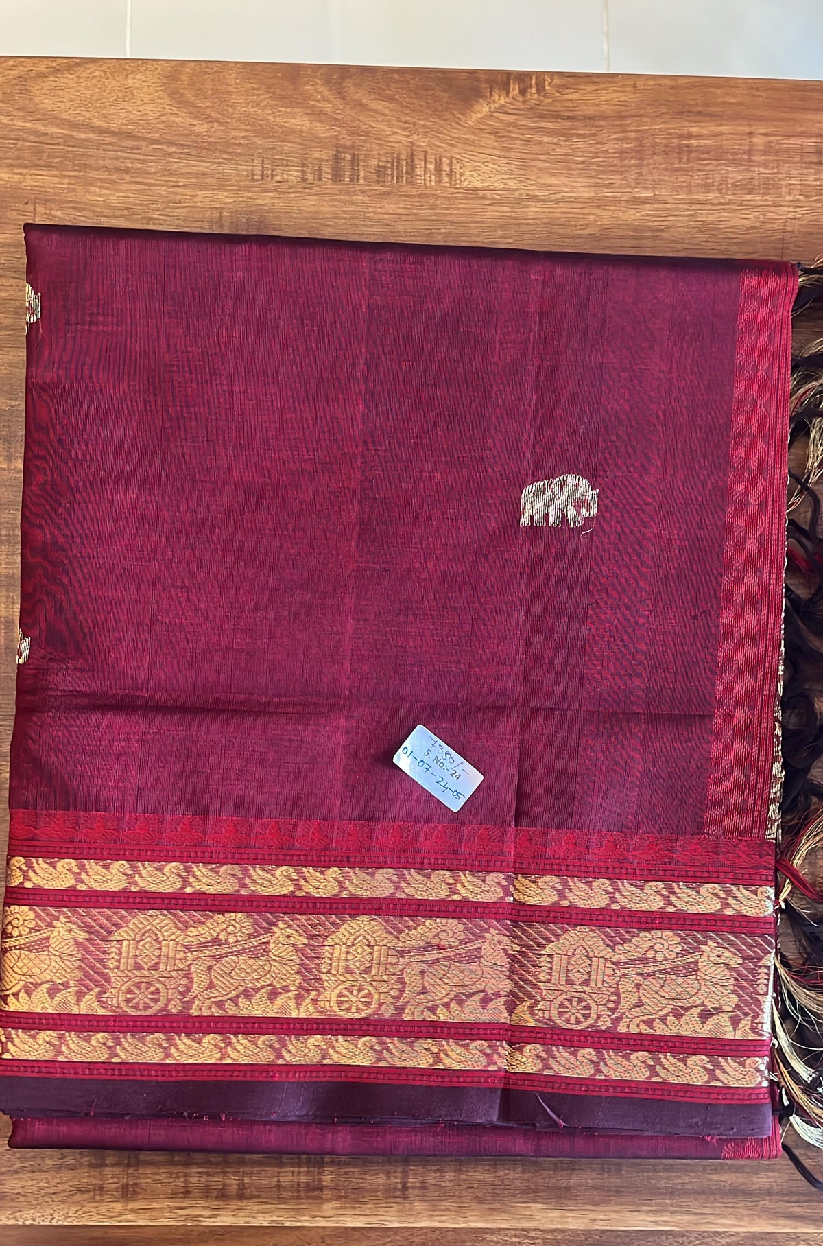 Kanchivaram Silk Cotton saree - 01-07-24-05