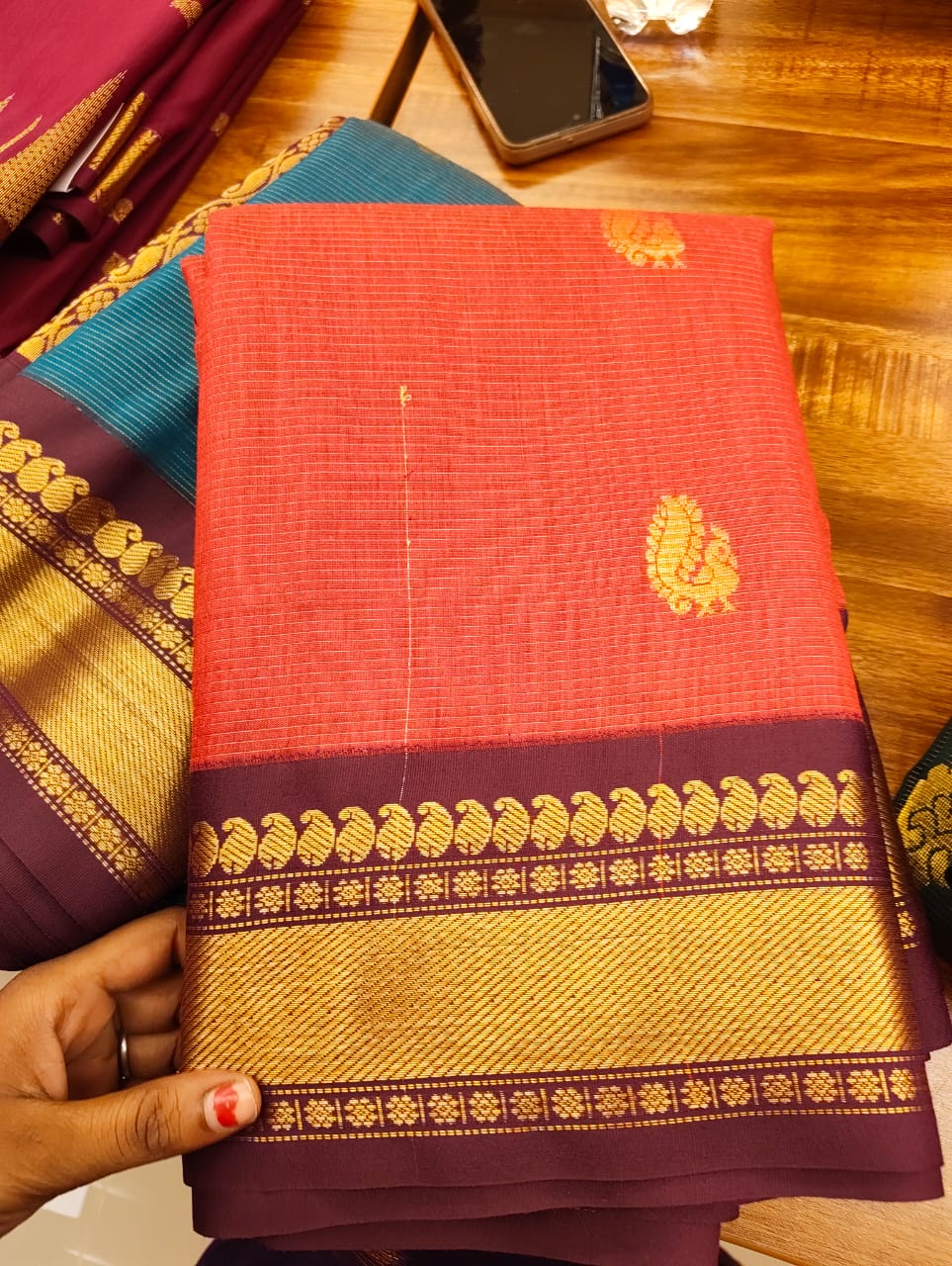 Semi silk saree - 01-07-13-10