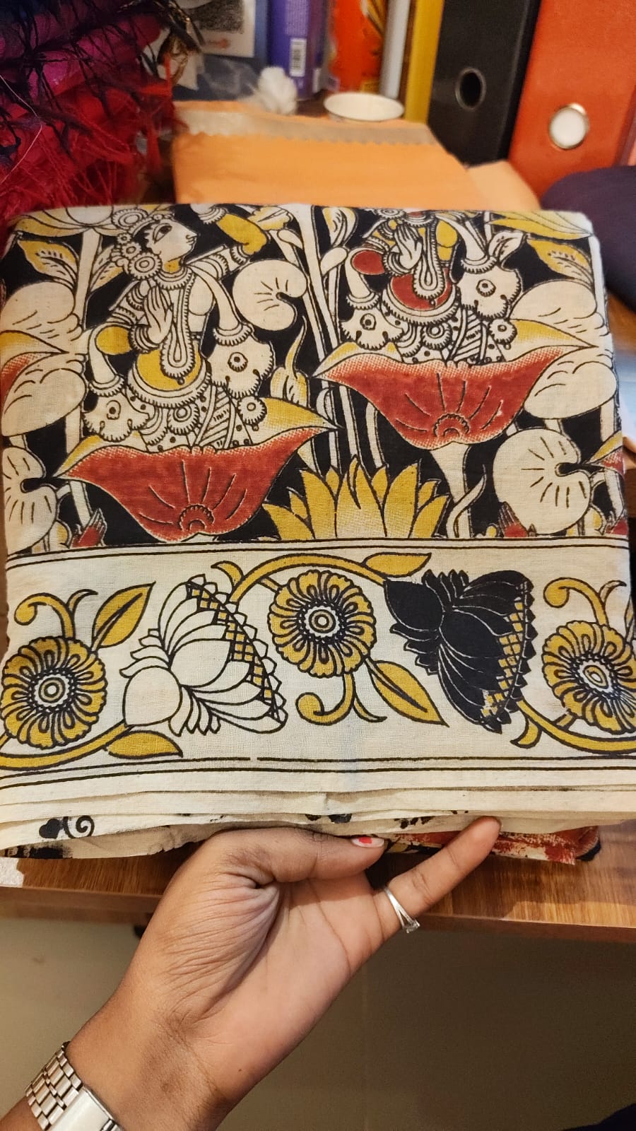KALAMKARI PURE COTTON SAREE - 15-06-04-03