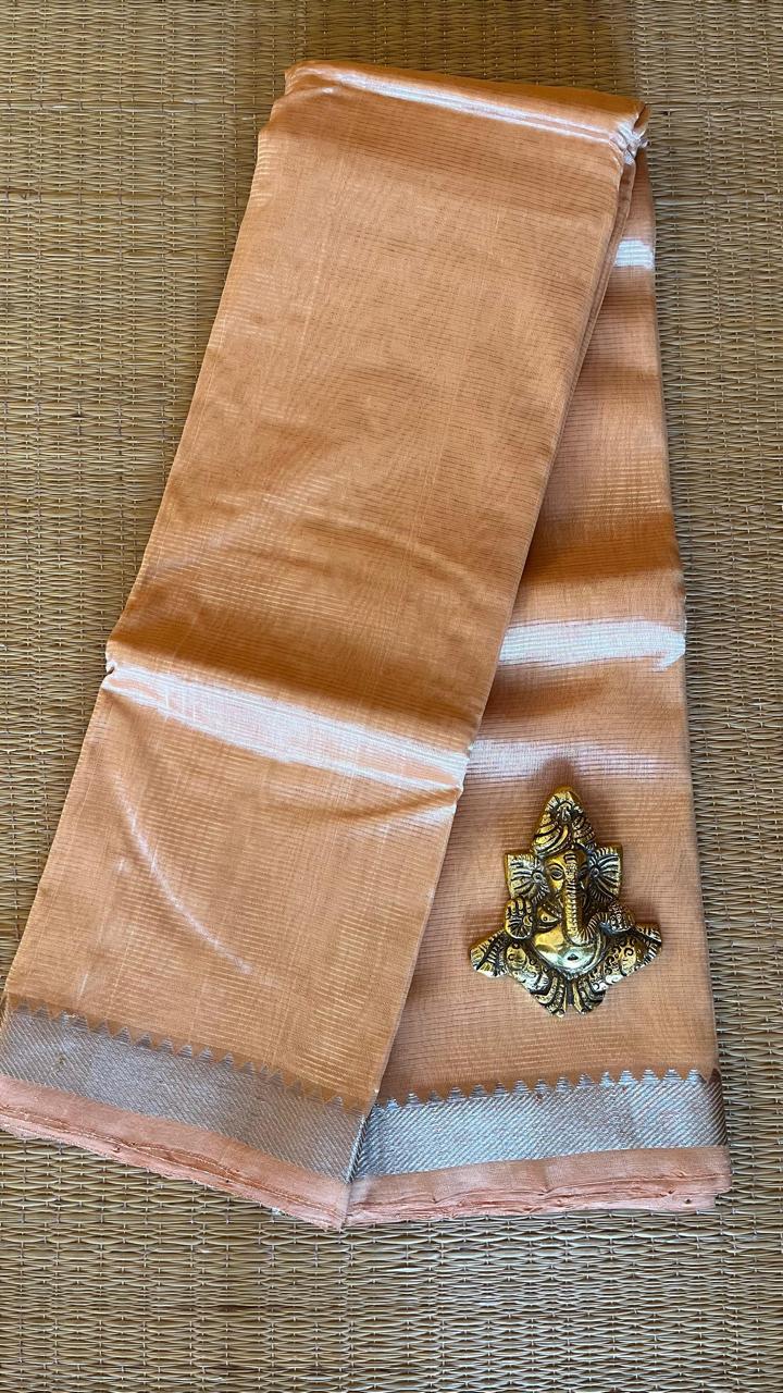 Mangalgiri silk cotton small border saree - 15-03-SB-P-03-04