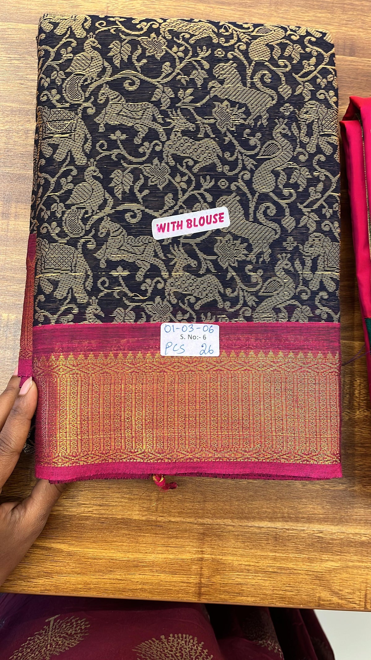 Vanasingaram Kanchi Cotton Saree - 01-03-06-PCS-26