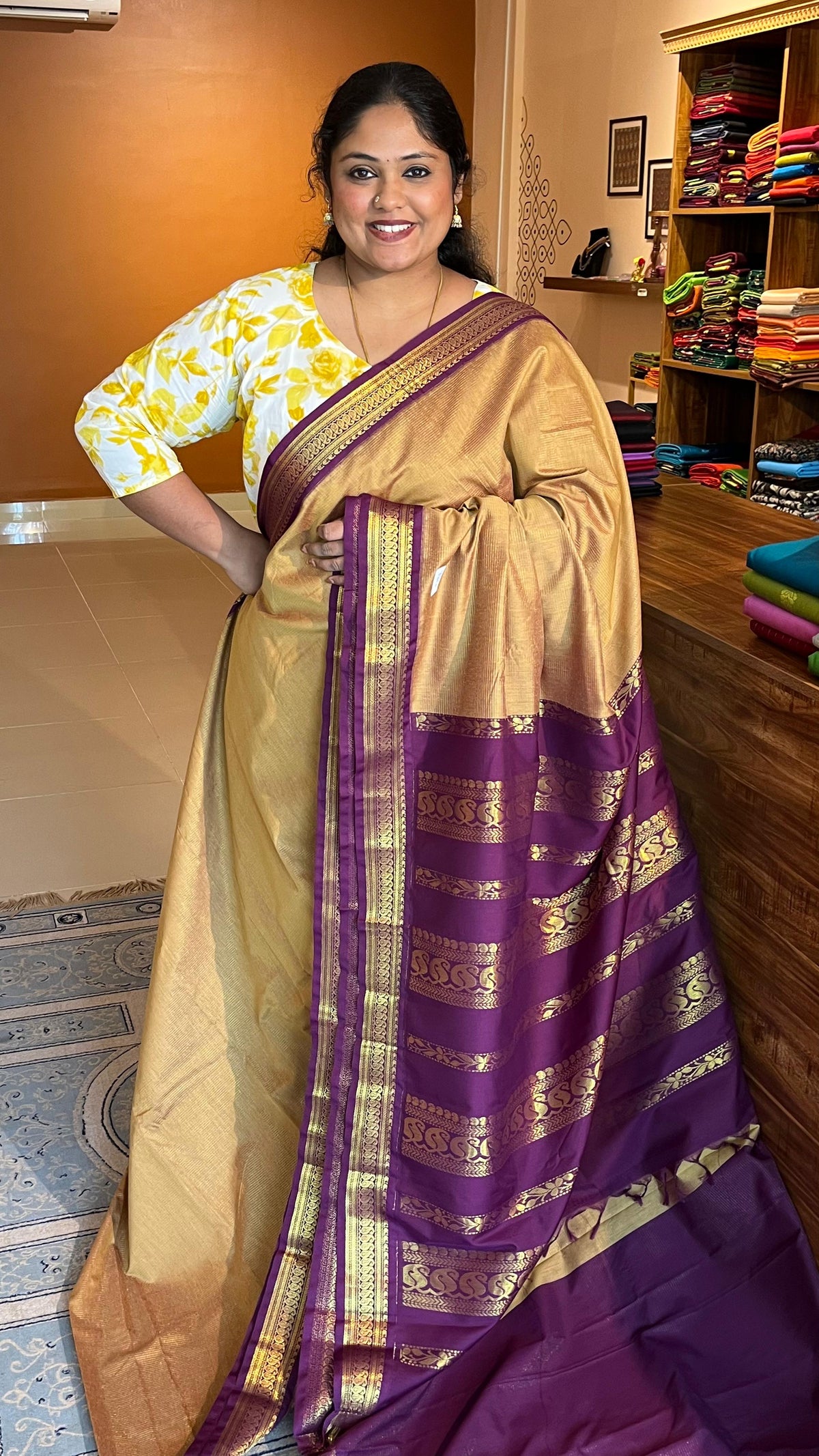 Semi Silk vairaoosi saree -  01-07-12-08