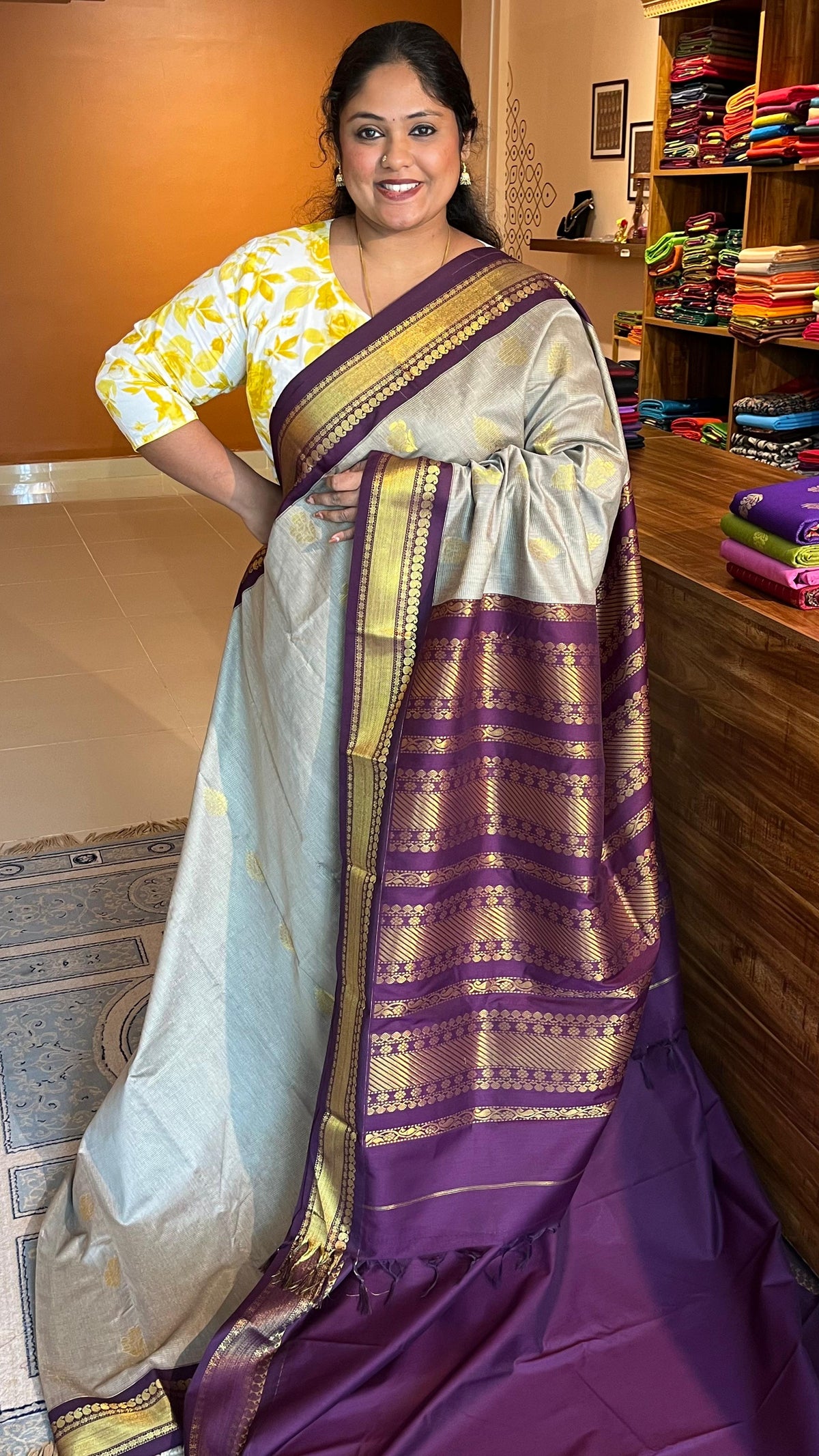 Semi Silk vairaoosi saree -  01-07-13-01