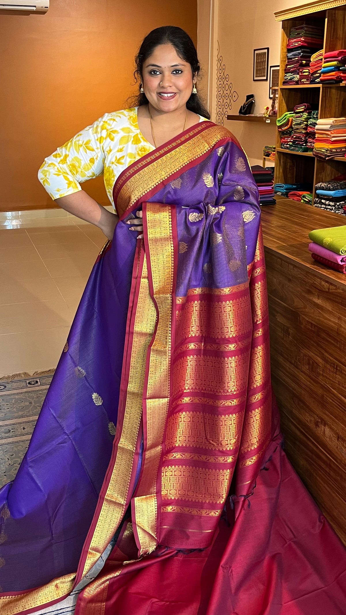 Semi Silk vairaoosi saree -  01-07-13-03