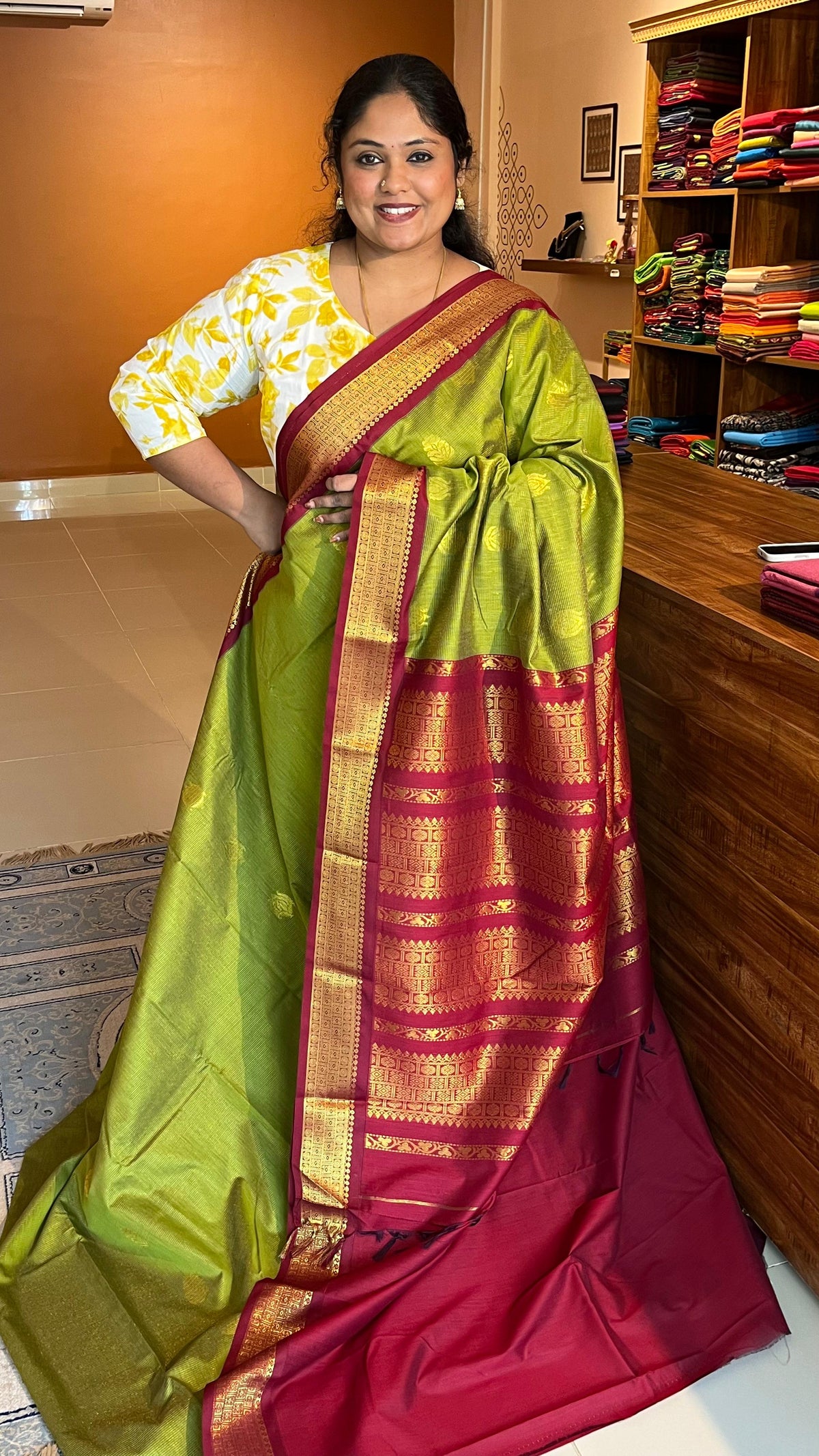 Semi Silk vairaoosi saree -  01-07-13-11