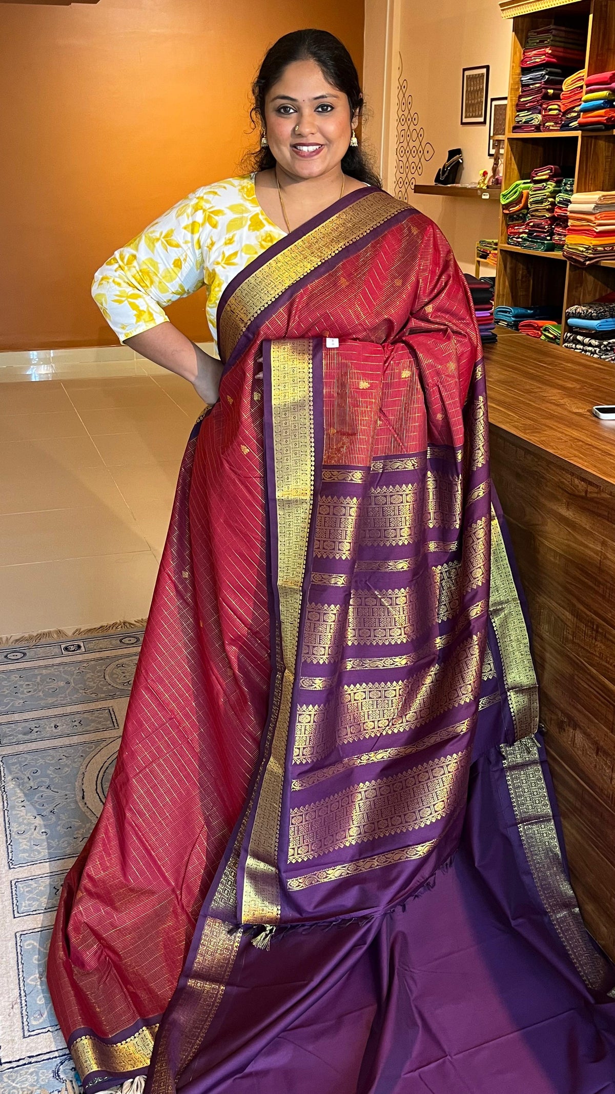 Semi Silk Vairaoosi Saree - 01-07-13-09
