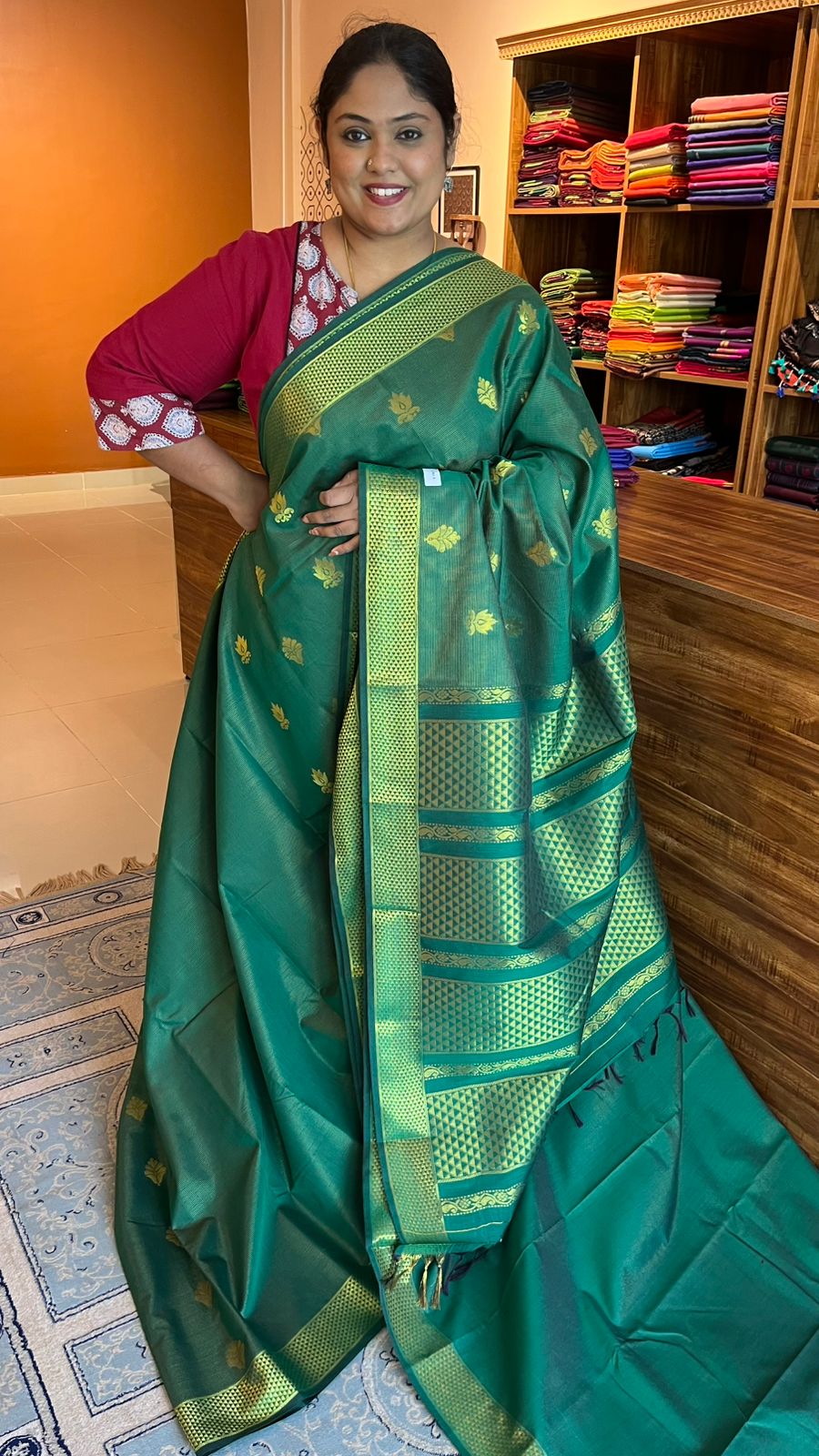 Semi Silk vairaoosi saree -  01-07-08-04