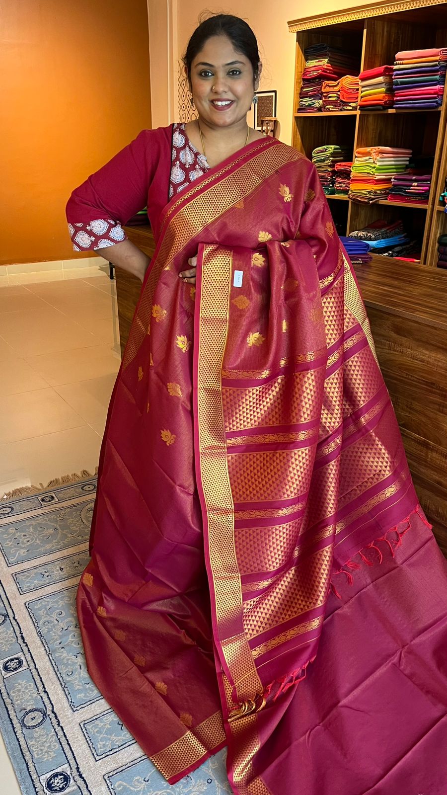 Semi Silk vairaoosi saree -  01-07-08-01