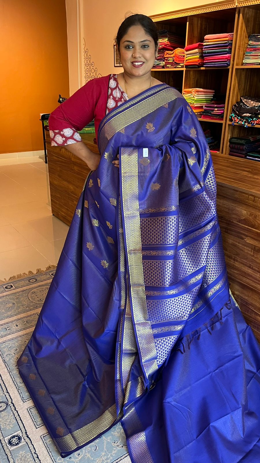 Semi Silk vairaoosi saree -  01-07-08-03