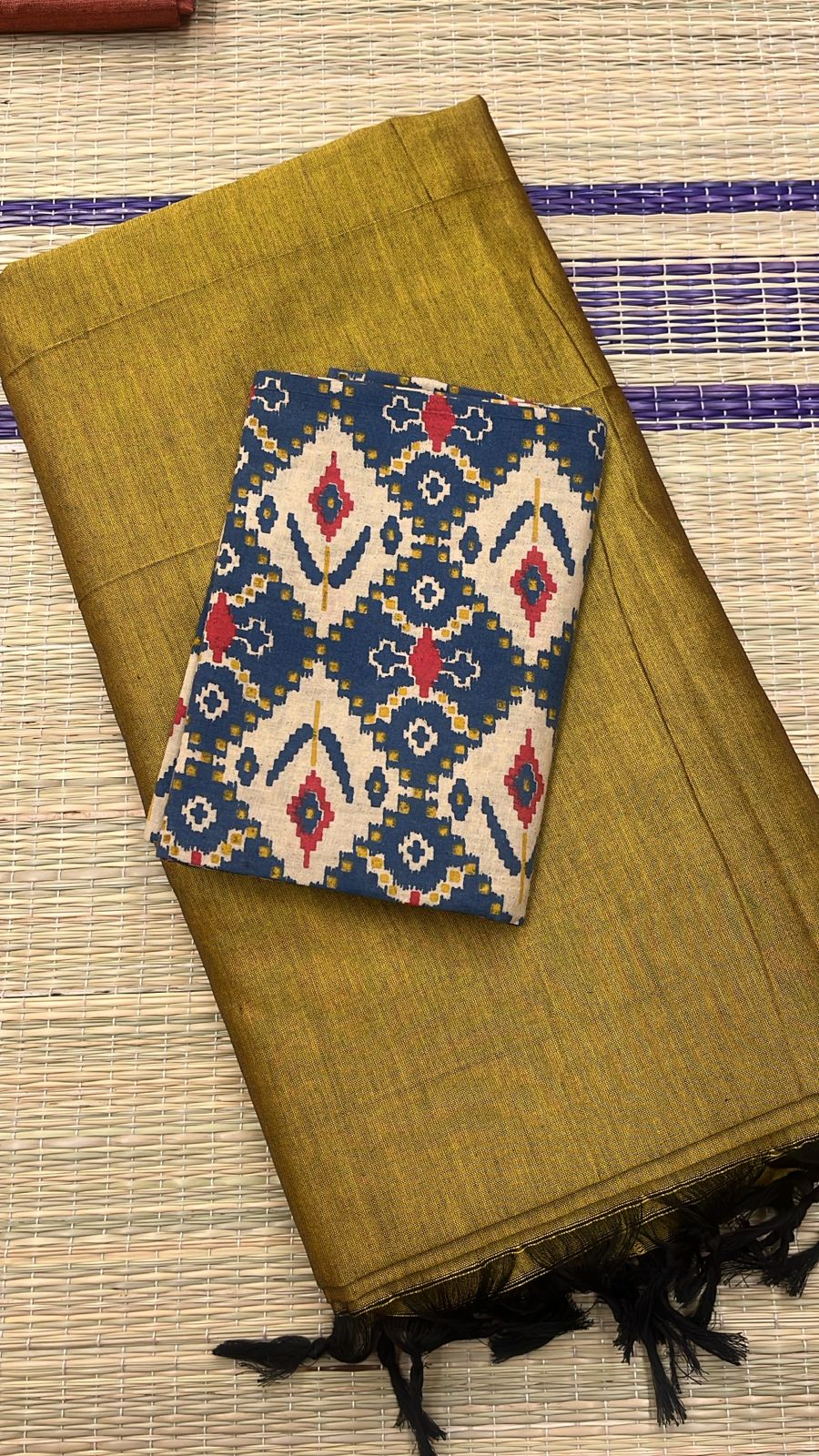 Plain semi silk saree - 01-03-03-PCS-53