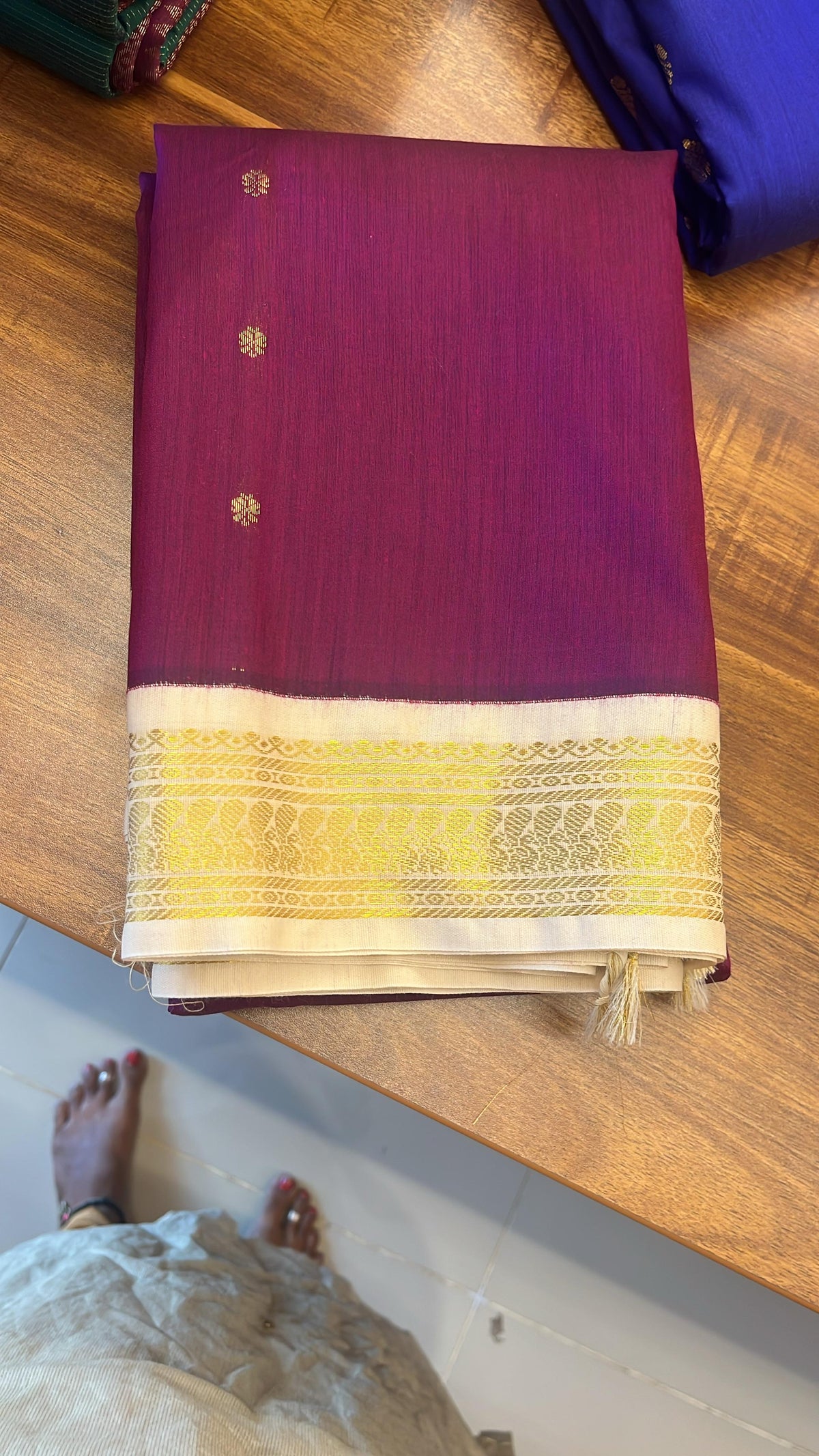 Semi silk saree - 01-07-01B-06