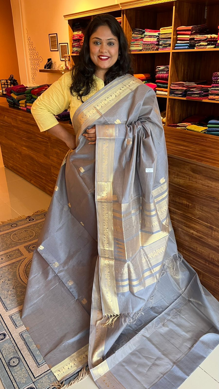 Kanchivaram silk cotton saree - 01-07-24-02