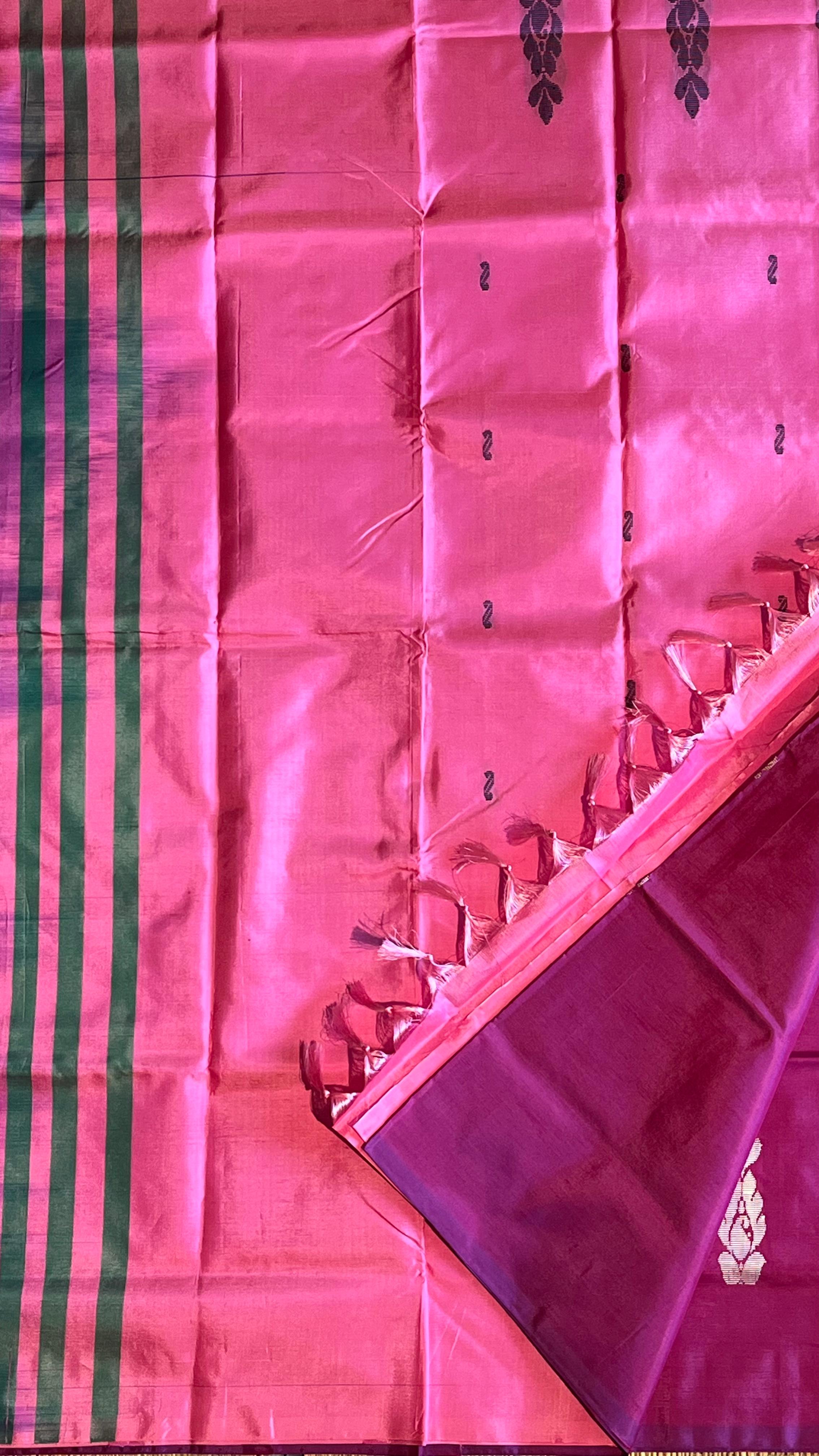 Chinnalampattu 6 Yards saree - 03-07-01-03 (Pink)