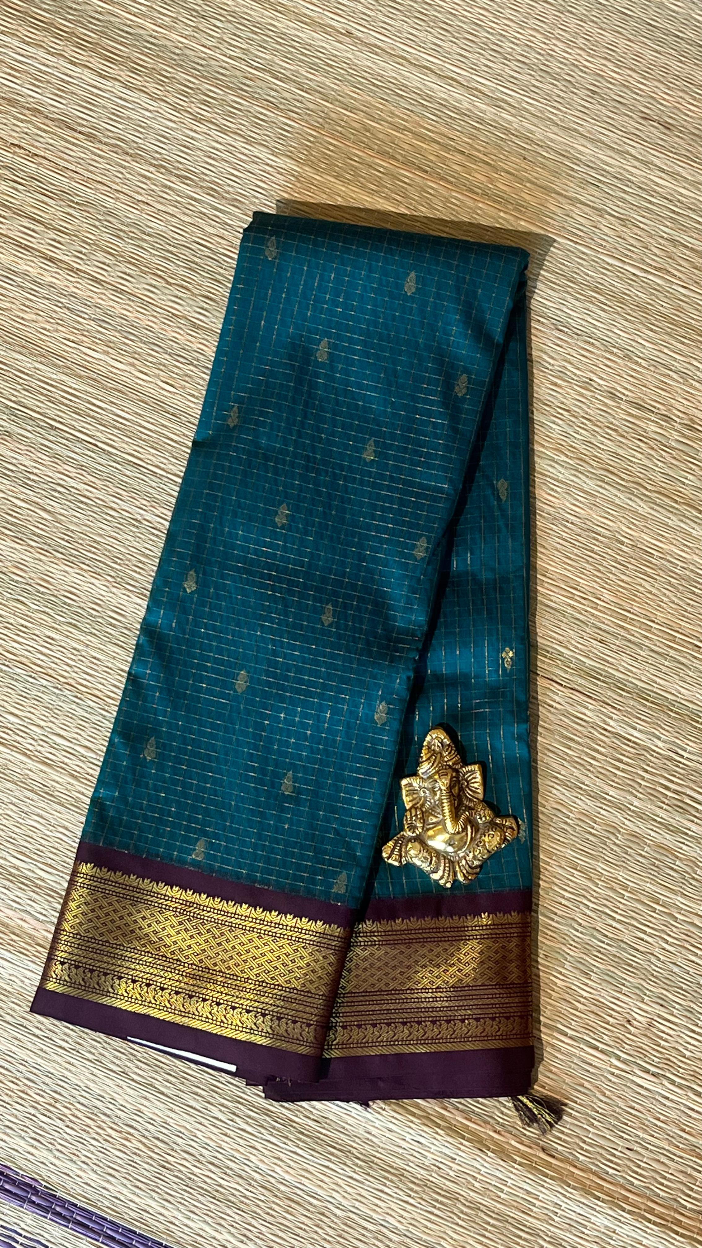 Semi Silk Kattam Saree -01-07-04B-13