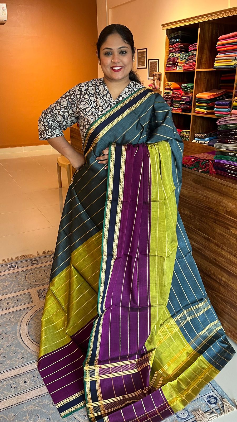 Devendra 7 yards saree - 11-07D-08-7Y-06