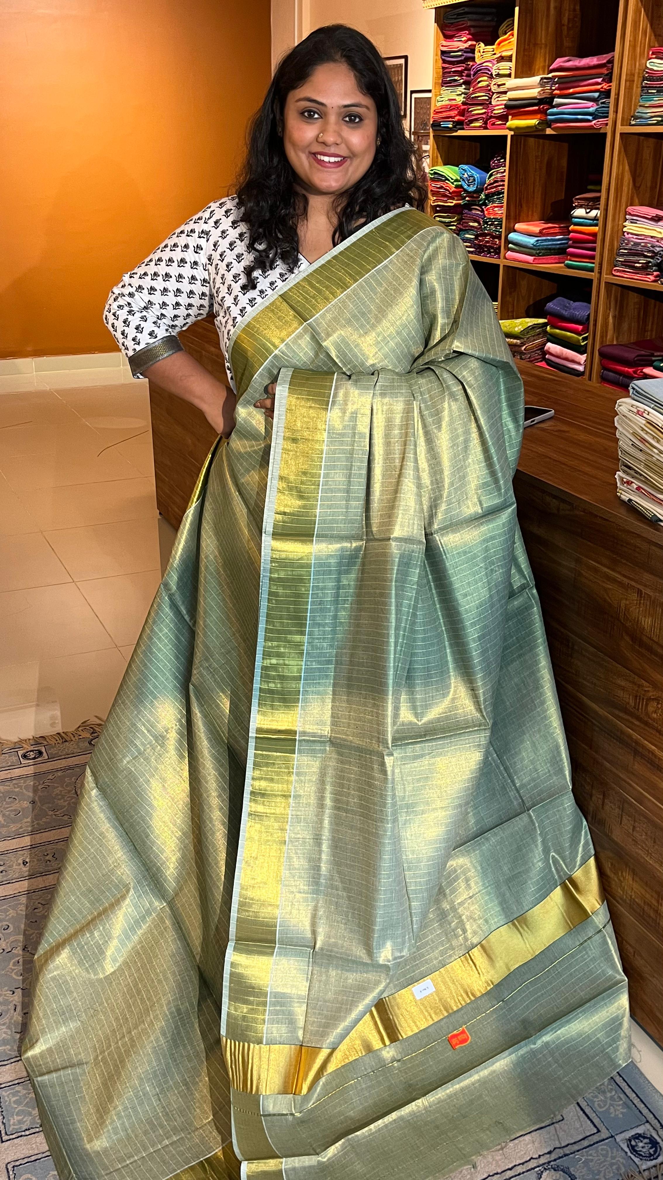 Kerala Cotton Sarees Tissue - Onam Collection - 01-08-06-14