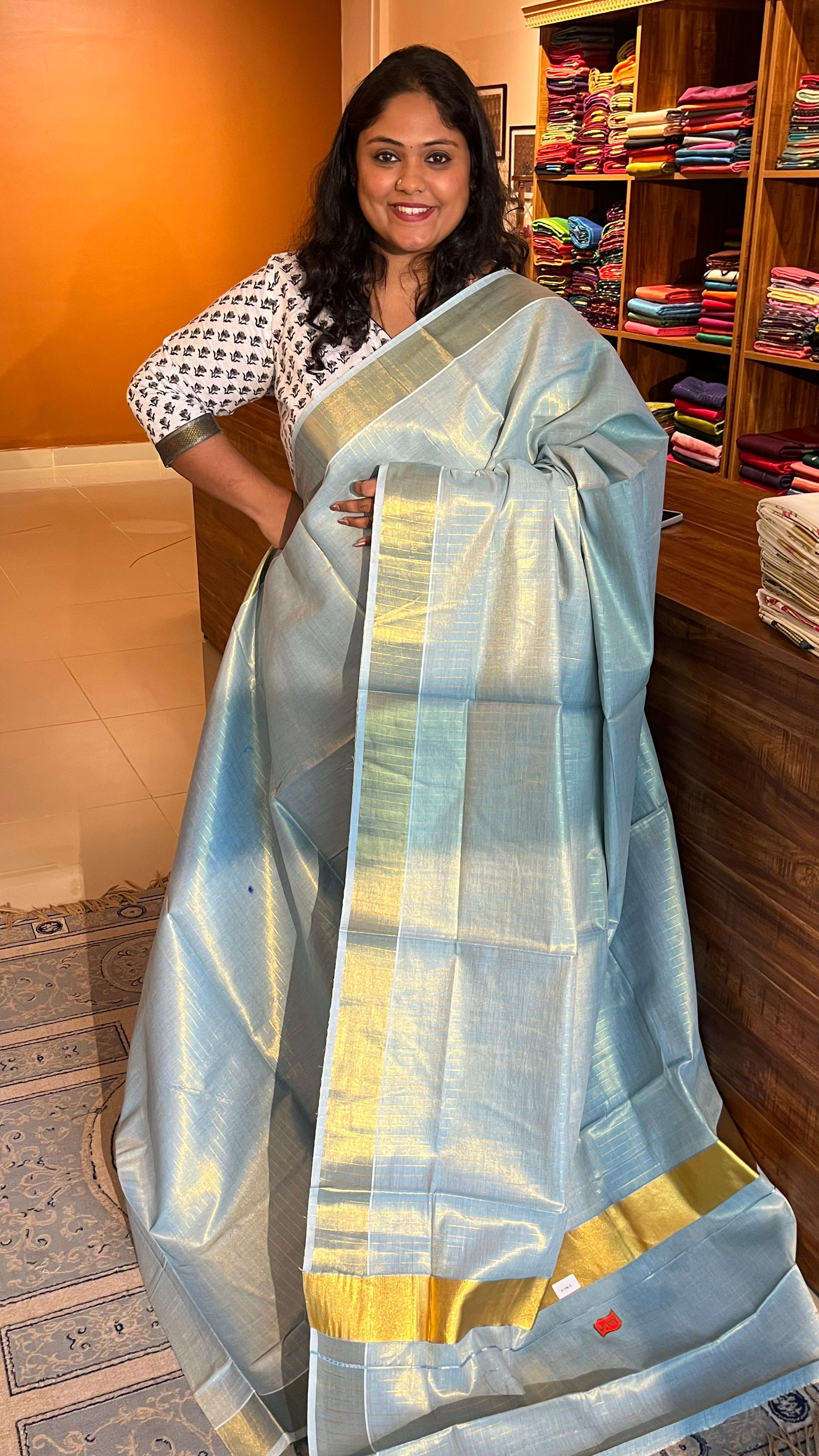 Kerala Cotton Sarees Tissue - Vishu Collection - 01-08-06-06