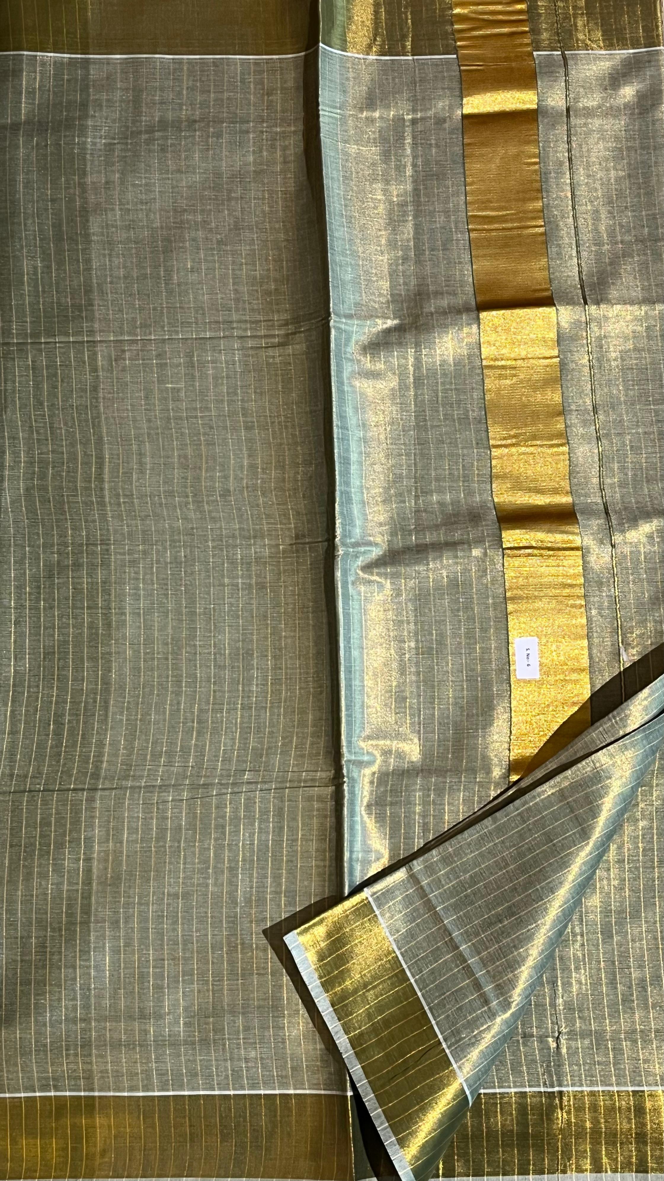 Kerala Cotton Sarees Tissue - Onam Collection - 01-08-06-14