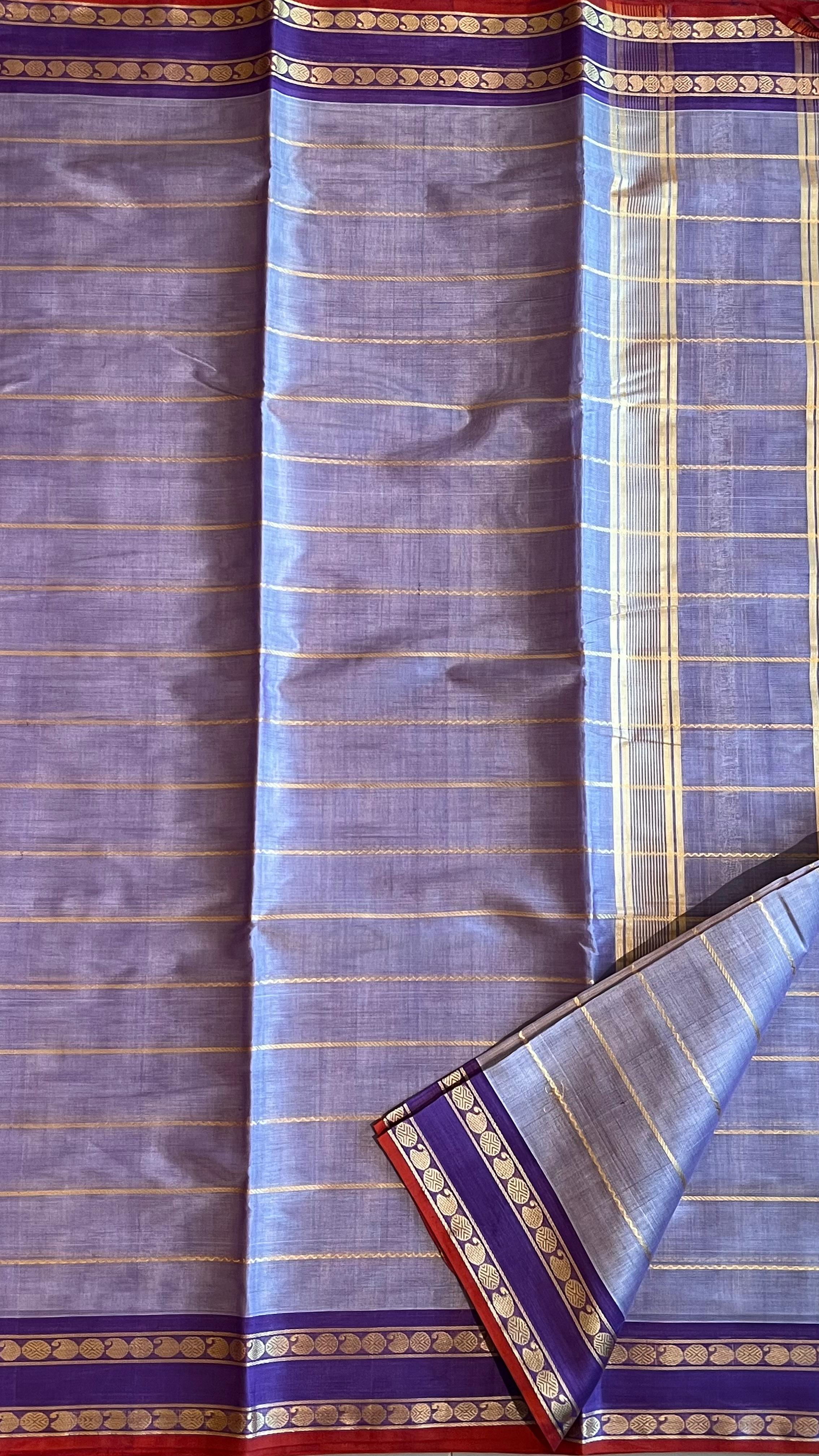 Devendra 7 Yards saree - 11-08B-04-7Y-04(Lavender)