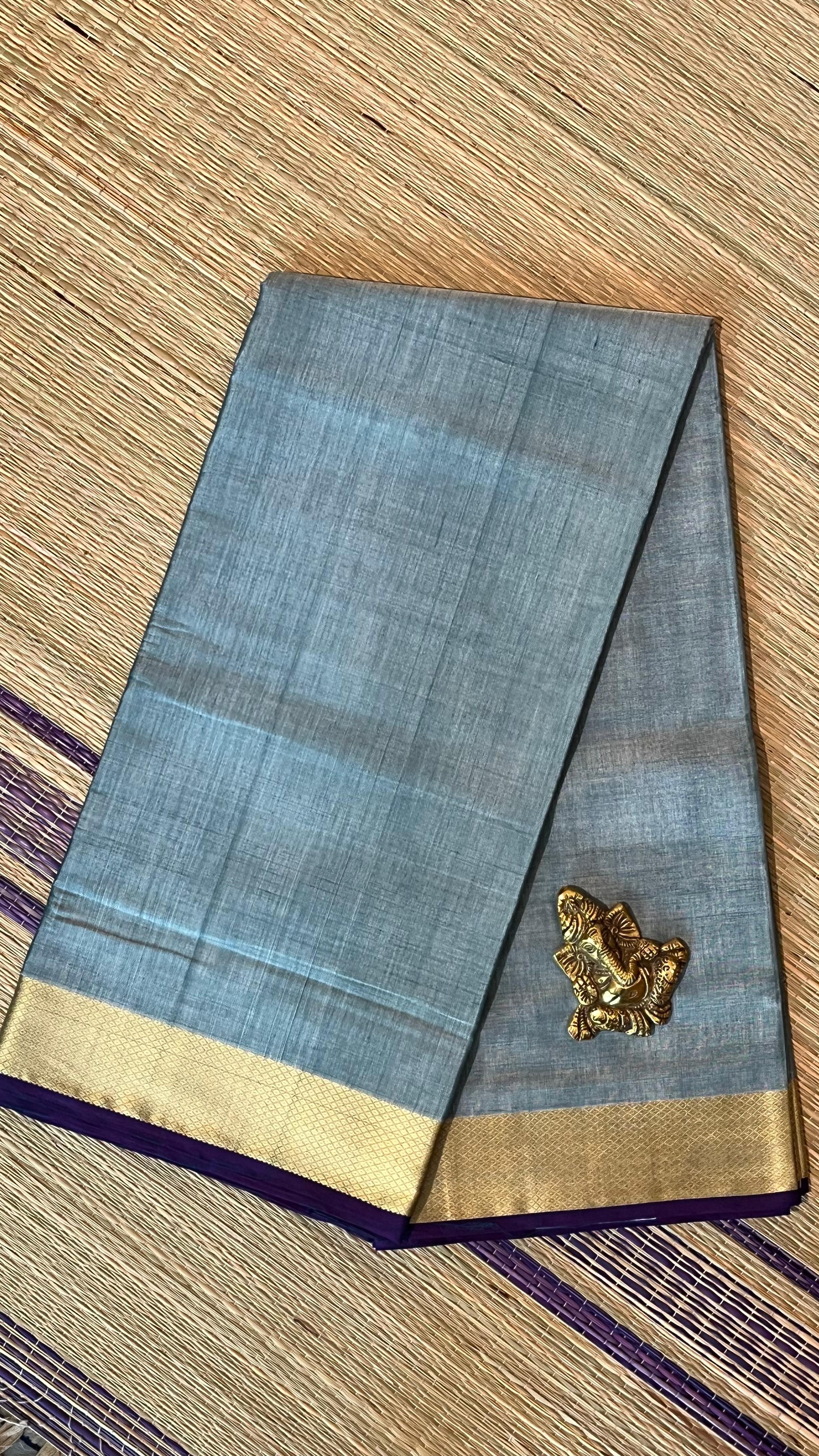 Devendra 7 Yards saree - 11-09-06-7Y-05 (Ice Blue)