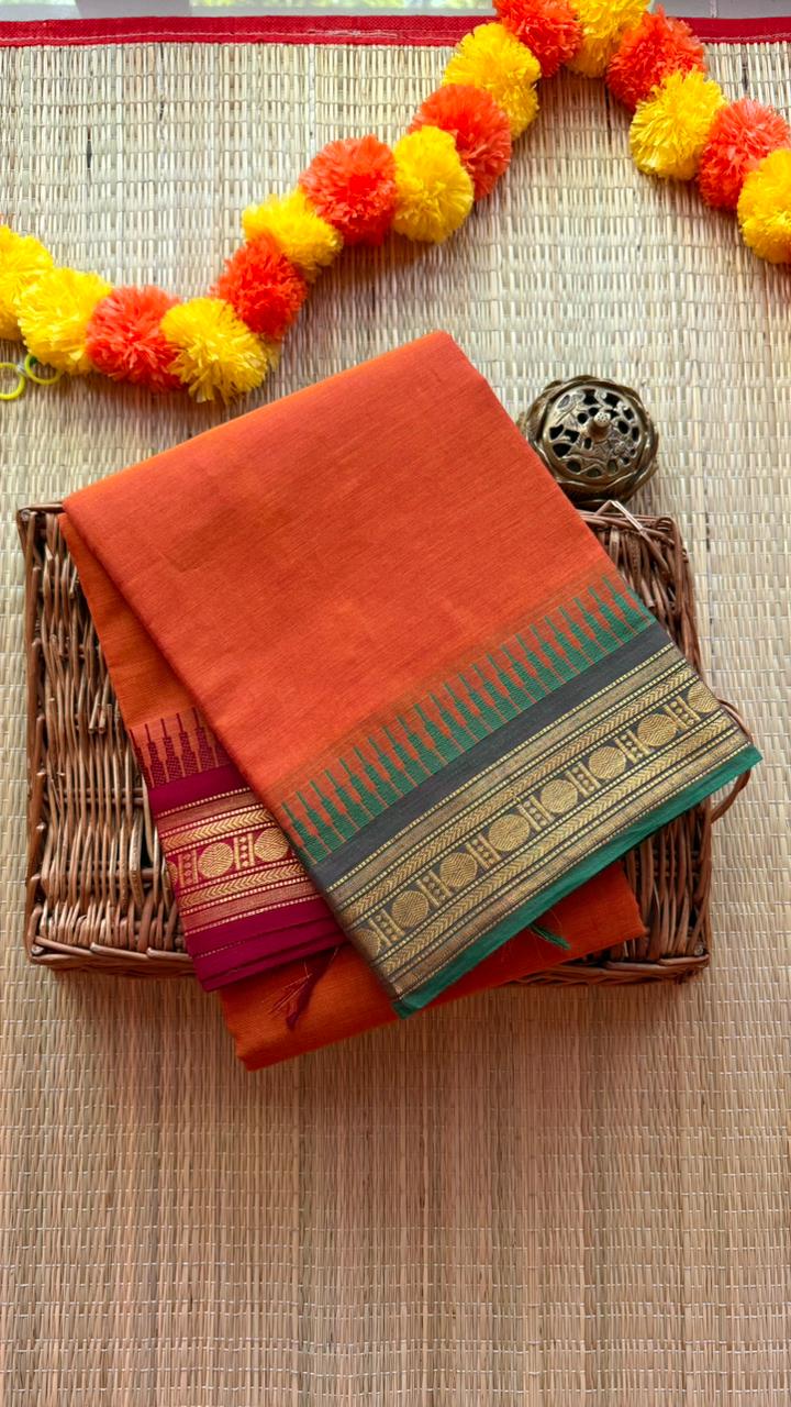 Kanchi Kamakshi Kanchi Cotton Saree - 01-09B-01-04