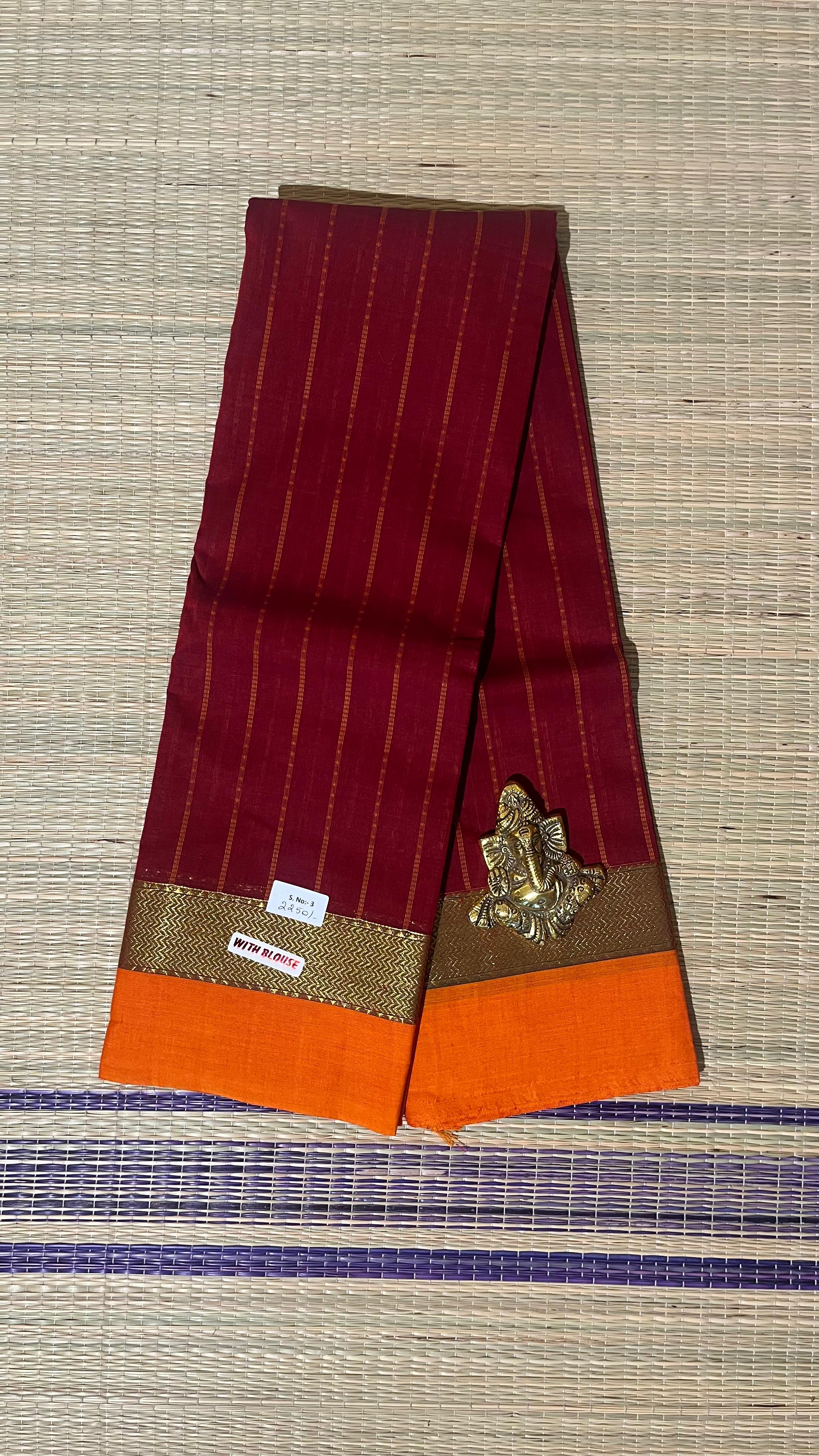 Kanchi Cotton Saree - 01-09B-03-25