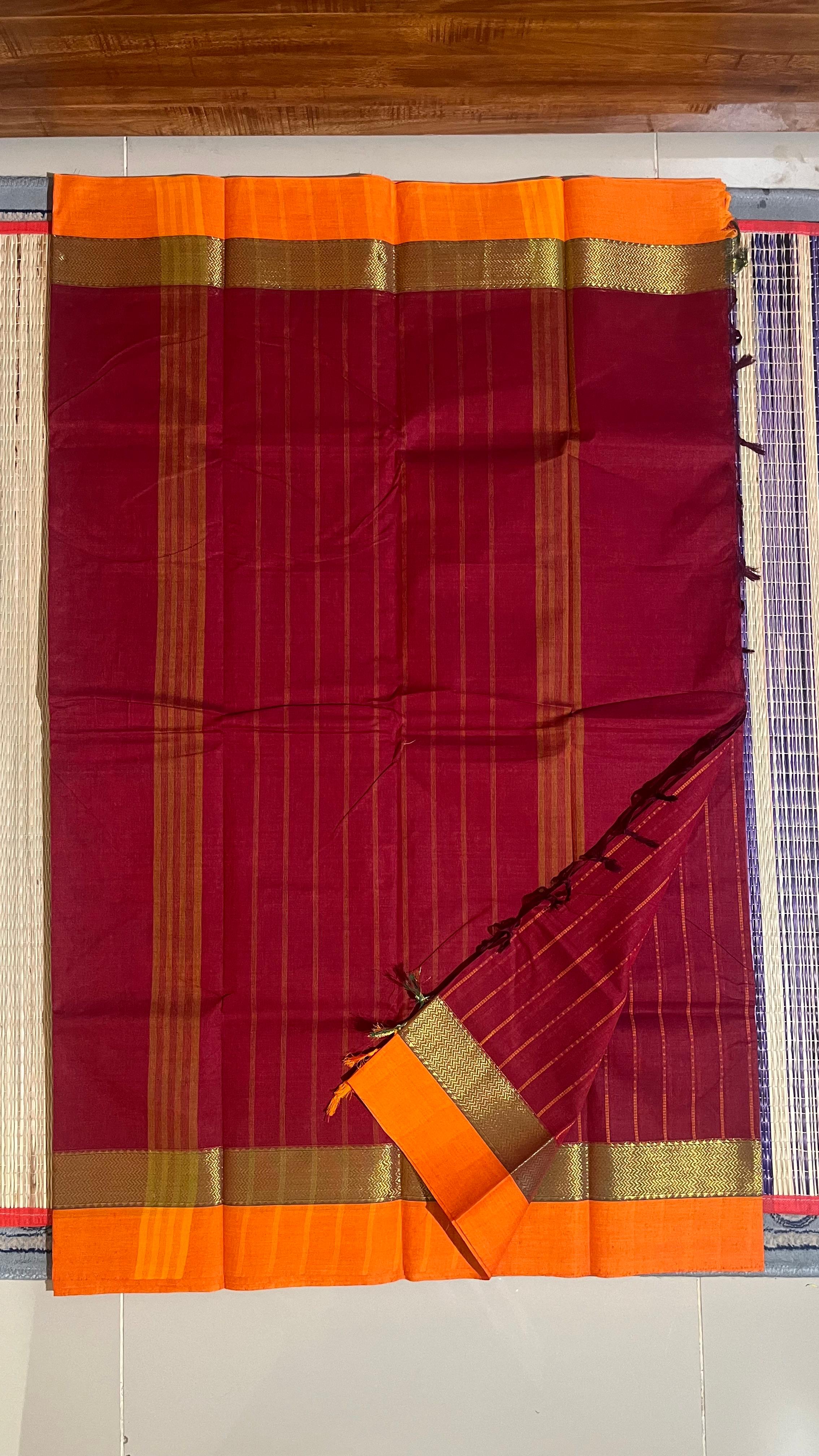 Kanchi Cotton Saree - 01-09B-03-25
