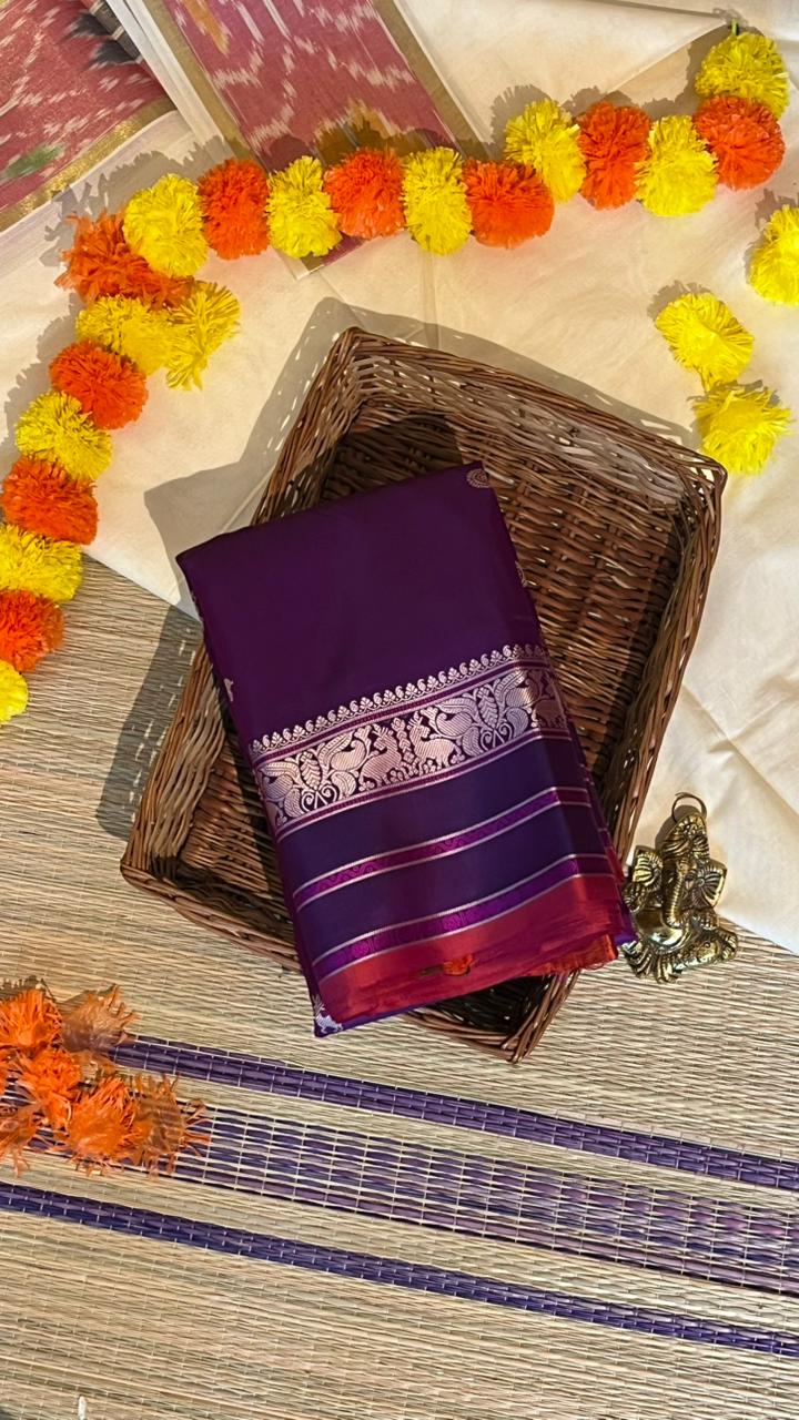 Pure Silk Kancheevaram Sarees - 01-10-13-04 – Vadamalli