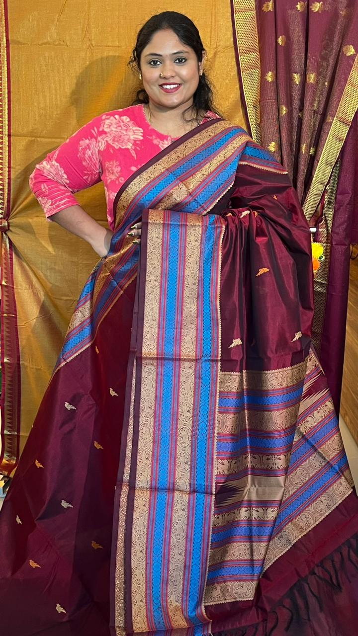 Kanchivaram silk cotton saree - 01-10-01-02