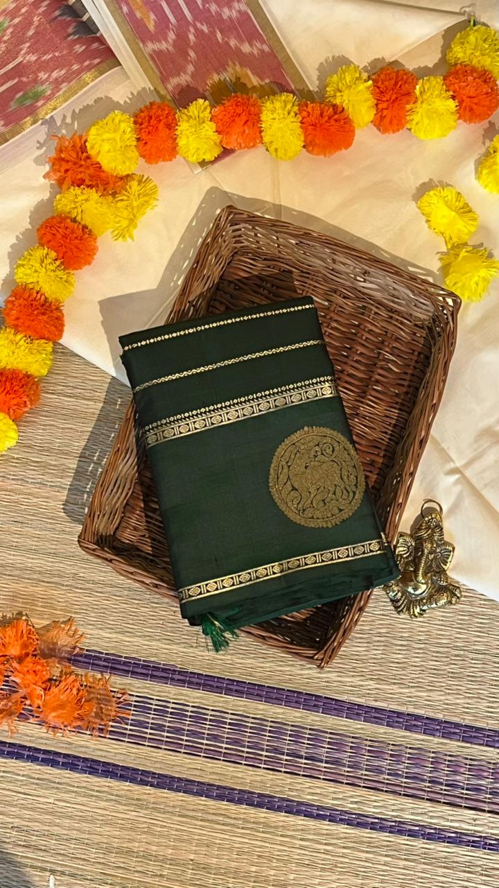 Pure Silk Kancheevaram Sarees - 01-10-14-04 – Kanchana Green