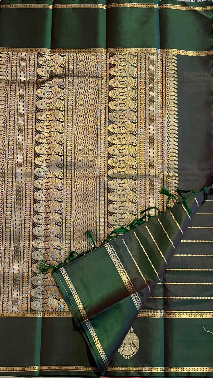 Pure Silk Kancheevaram Sarees - 01-10-14-04 – Kanchana Green