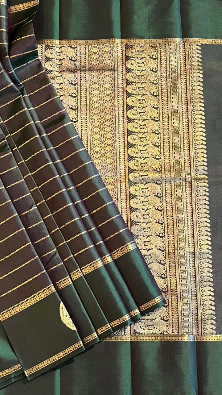 Pure Silk Kancheevaram Sarees - 01-10-14-04 – Kanchana Green