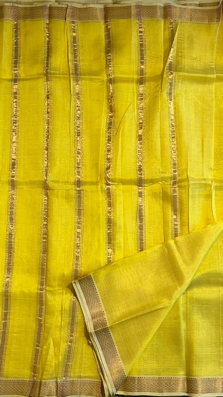 Mangalgiri Silk Cotton Small BorderSaree - 15-09-02-07