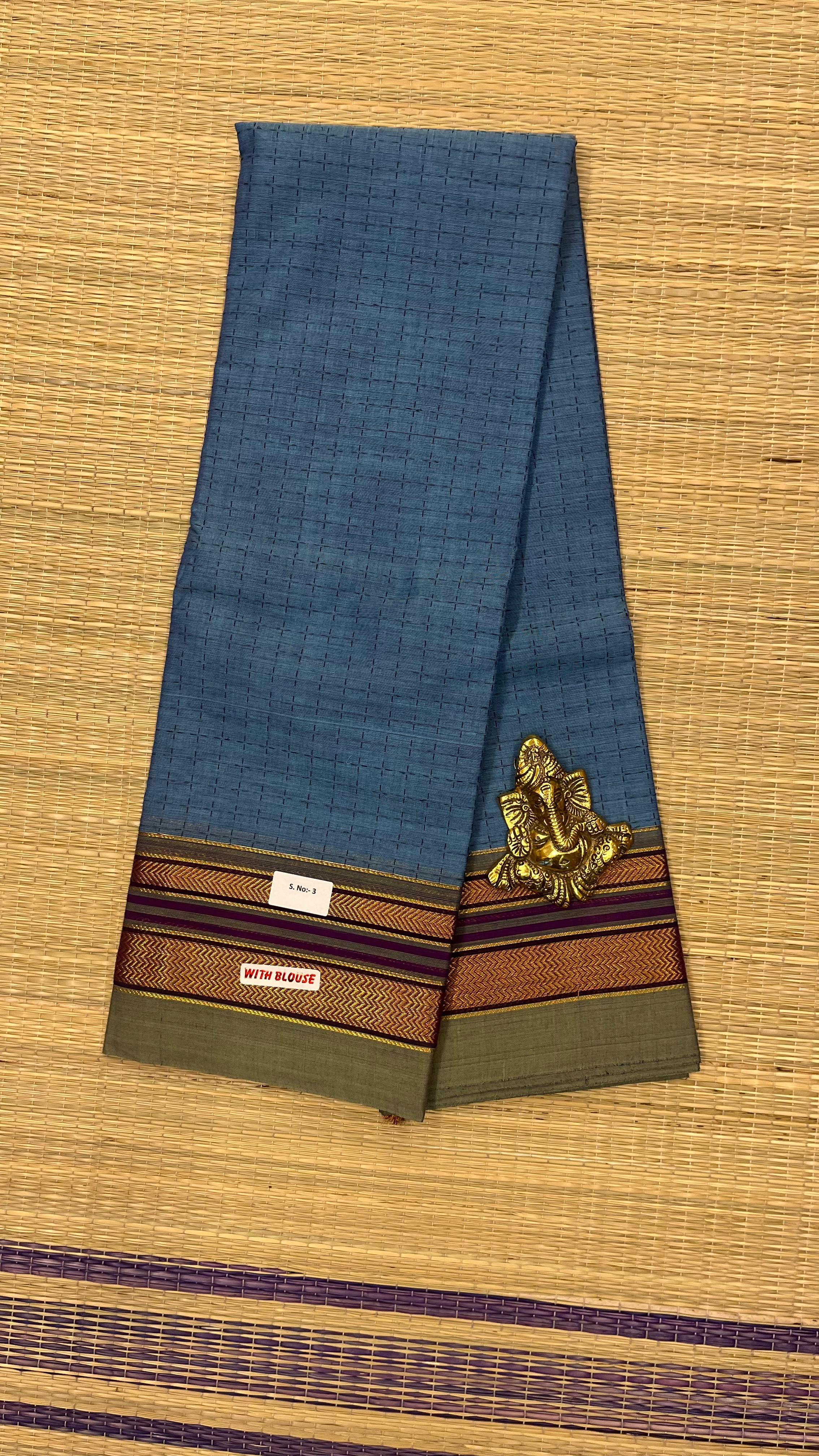 Kanchi cotton saree - 01-09B-03-18
