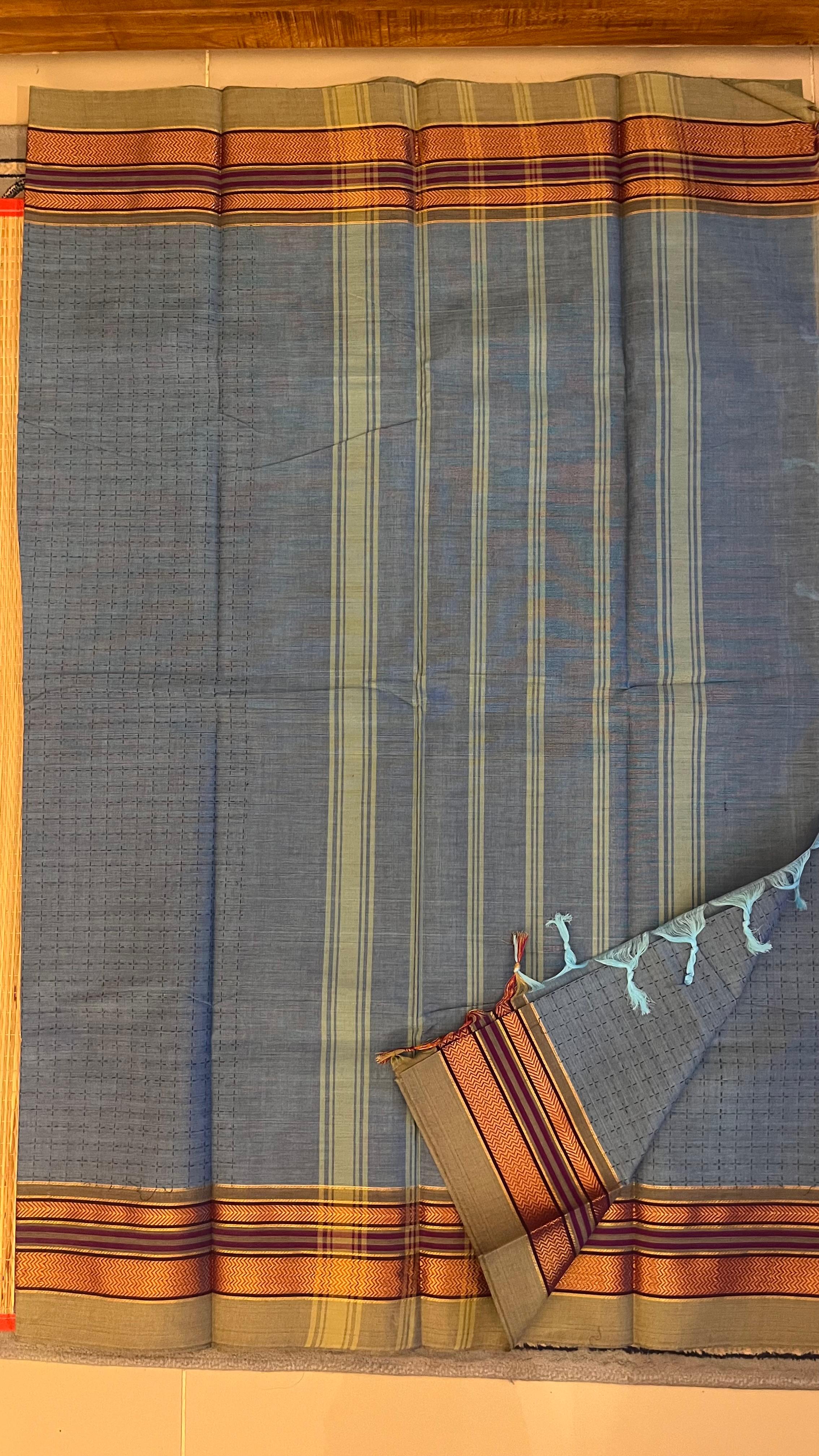 Kanchi cotton saree - 01-09B-03-18