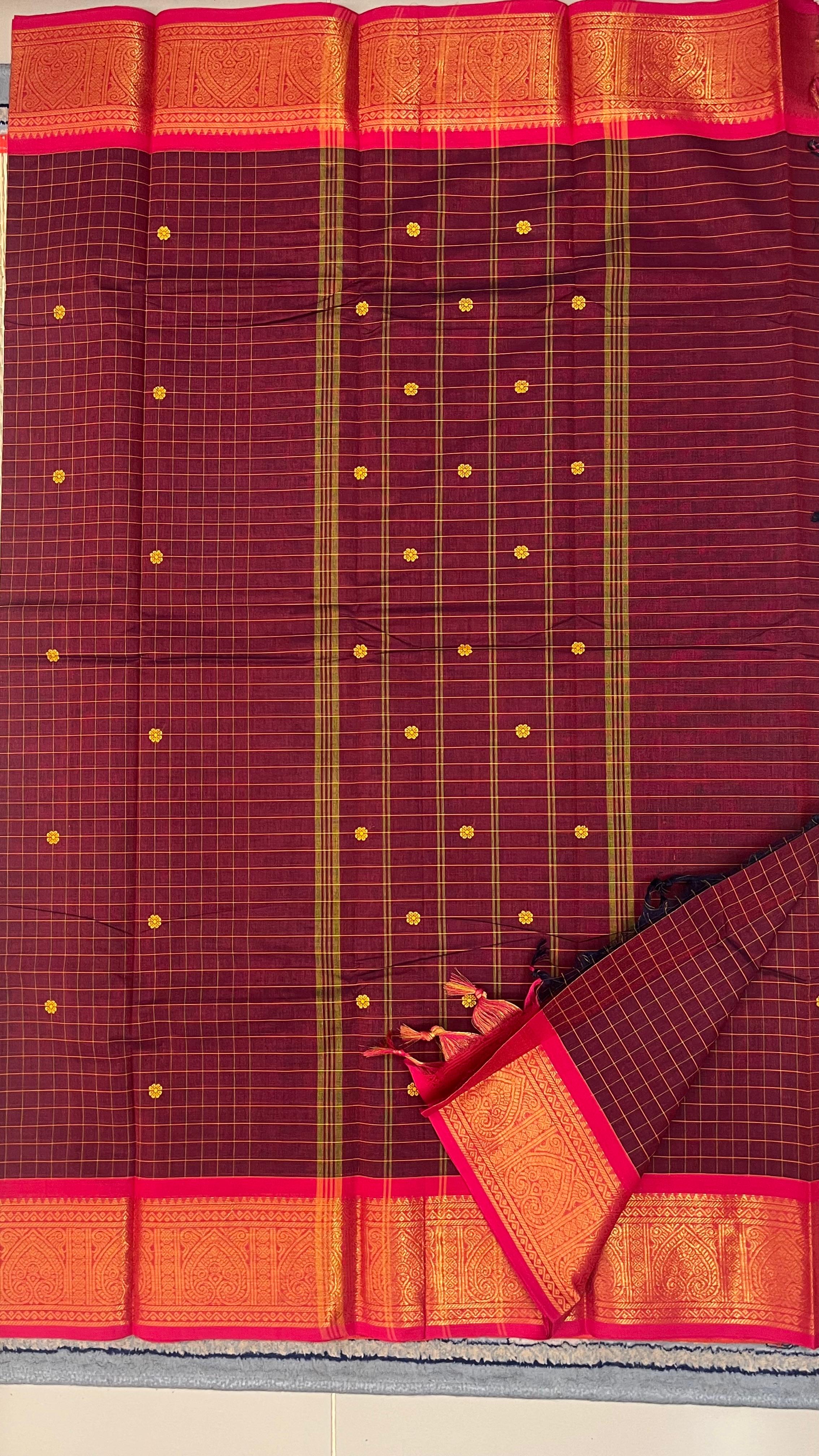 Kanchi cotton saree - 01-09B-03-13