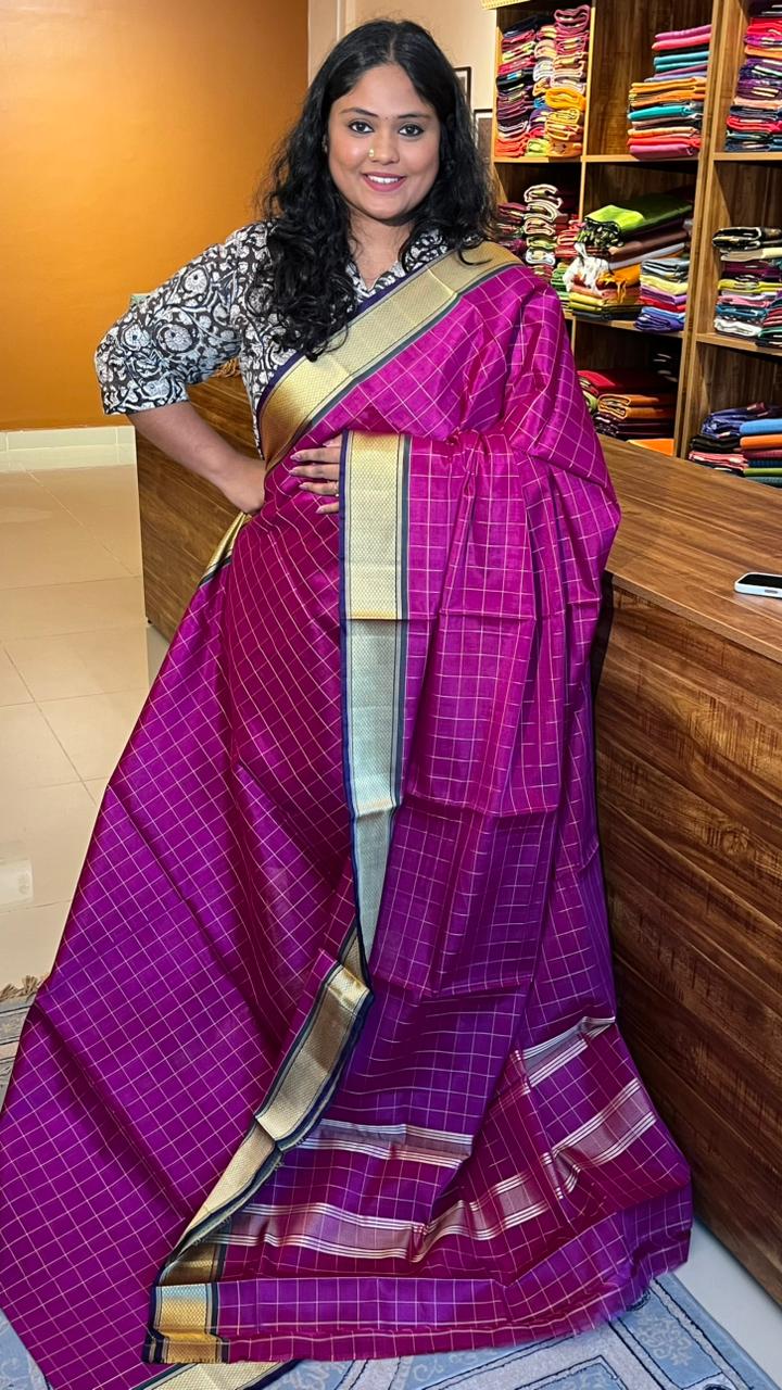 Devendra 7 Yards Saree - 11-10-03-7Y-02 (Vadamalli)